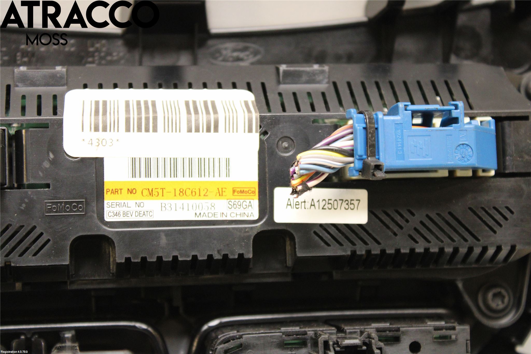 Ford USA ÖVRIGT/DIREKTIMP Varme Ac Betjening-Display