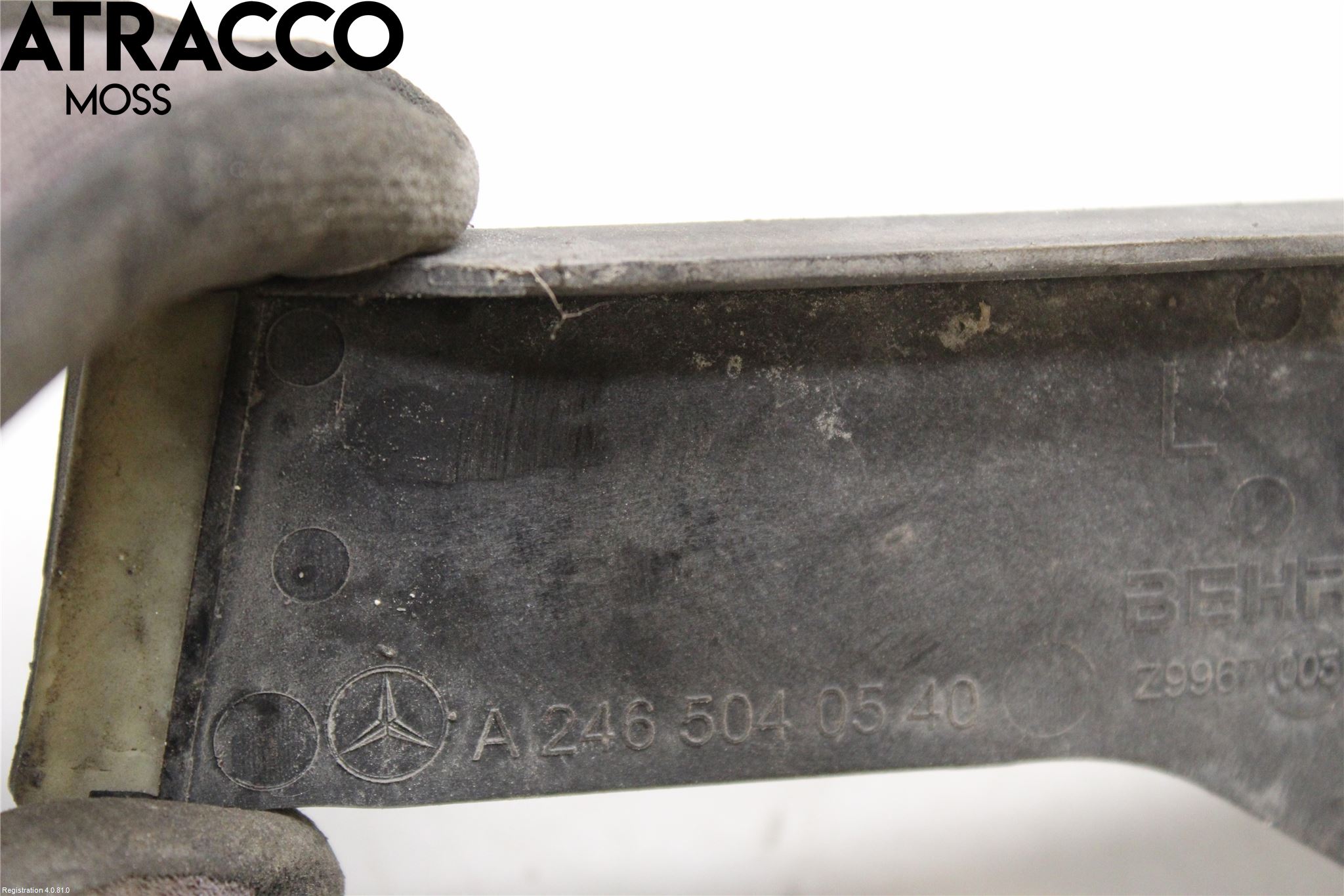 Mercedes-Benz MB B-KLASS (W246/W242) 12-19 Radiator Feste - Ramme - Bjelk