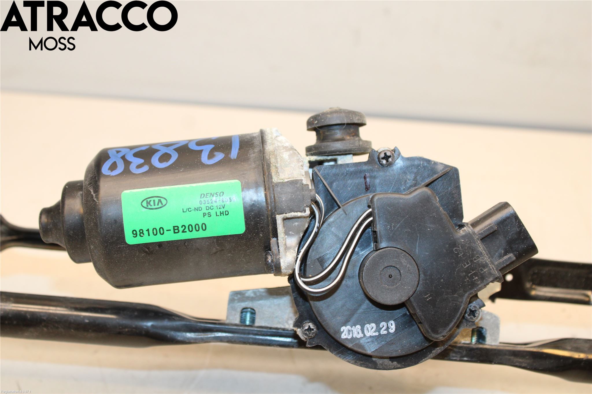 Kia SOUL 09- Viskermotor Frontrute