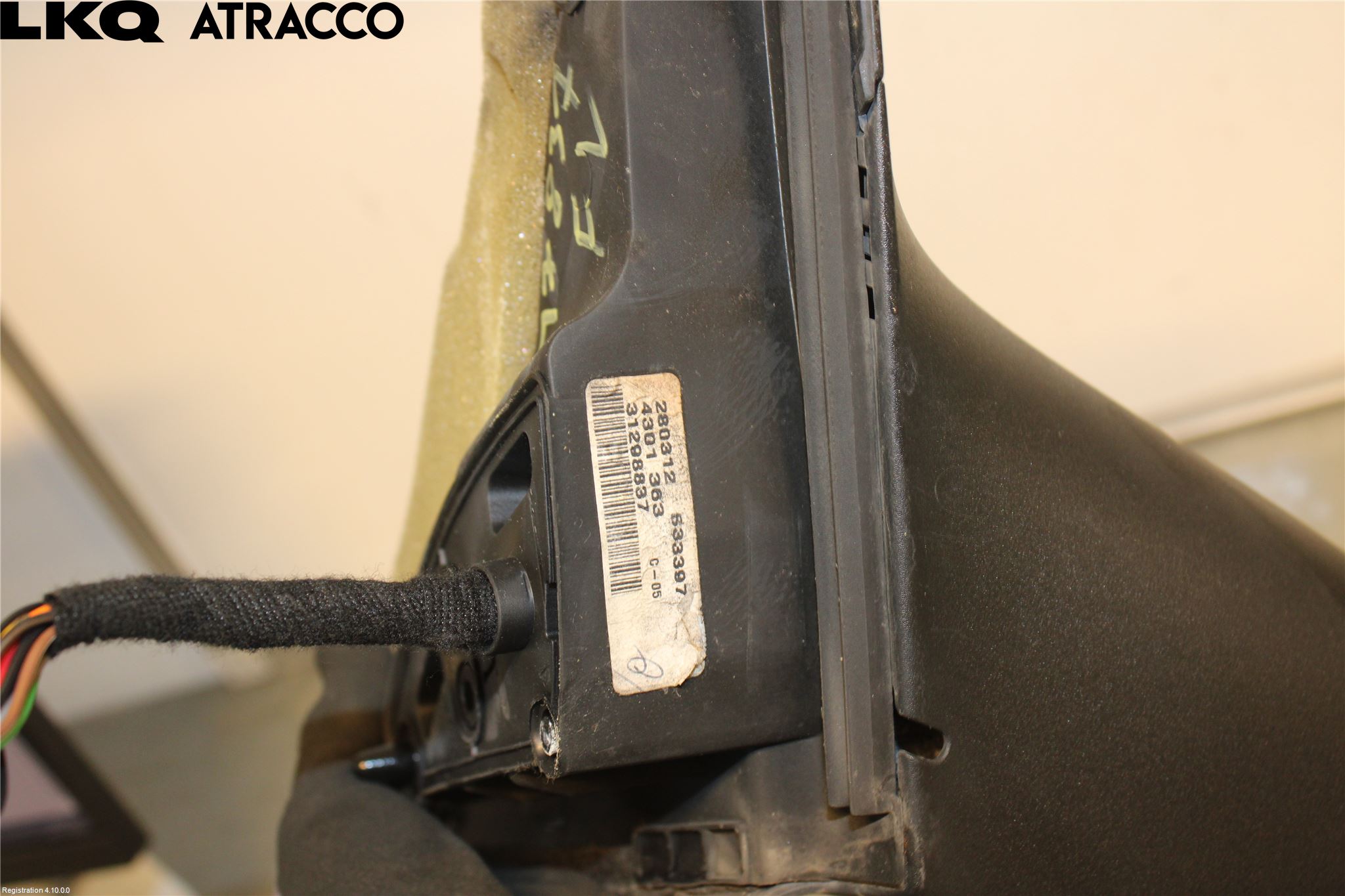 Volvo V70 08-13 Speil V M-El Justering