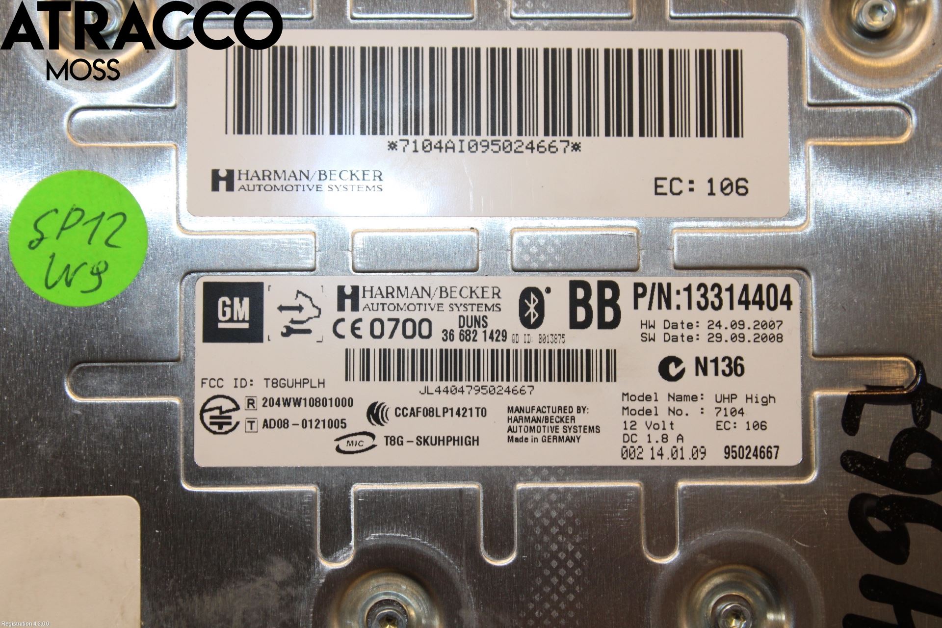 Opel INSIGNIA 09-16 Styreenhet Øvrig