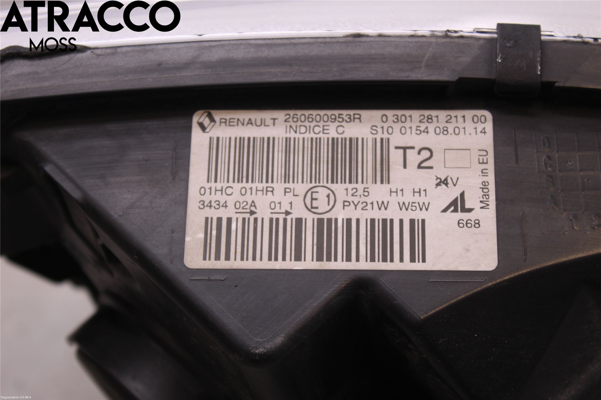 Renault CAPTUR 13-19 Frontlykt Venstre