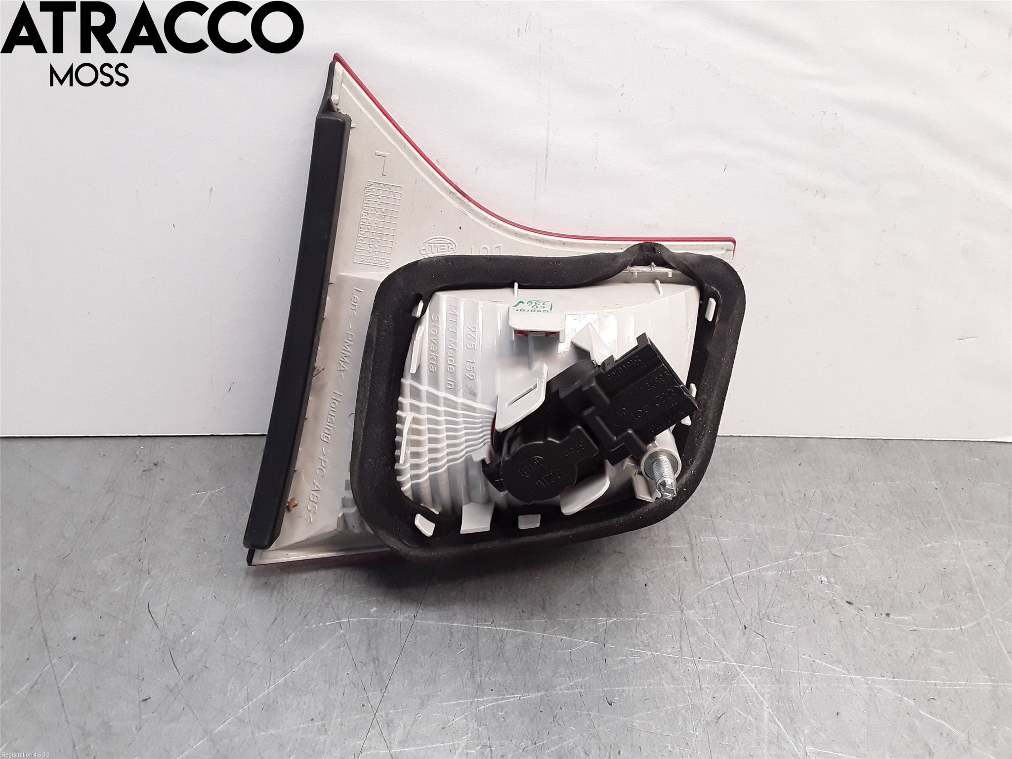 Audi A4/S4 05-07 Baklykt Venstre  På Luke(Indre