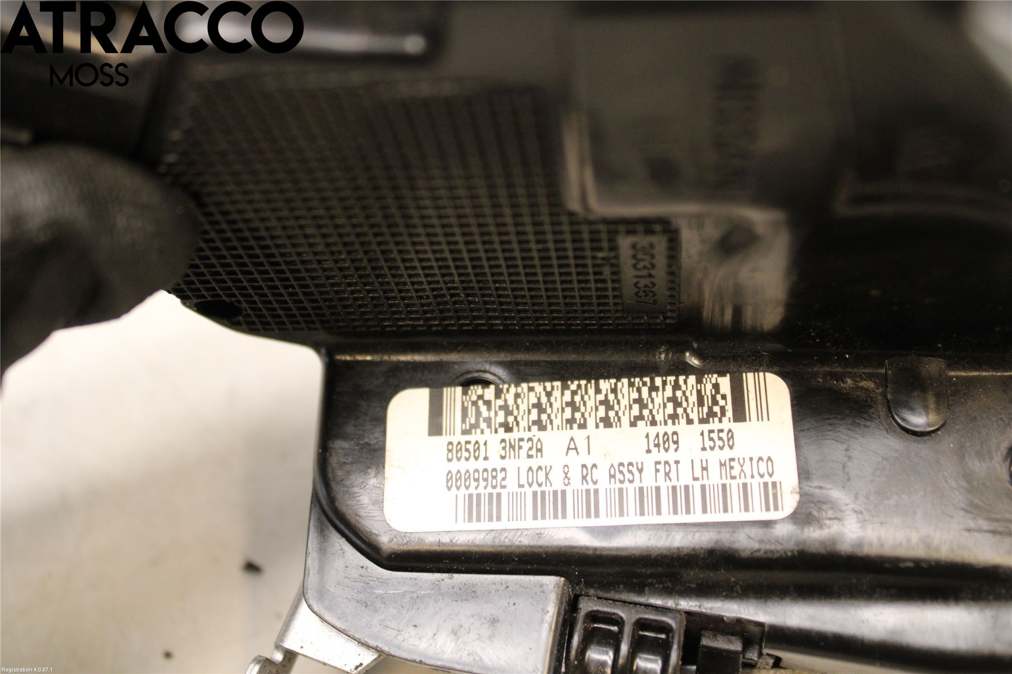 Nissan LEAF 11-17 Dørlås - Låsekasse