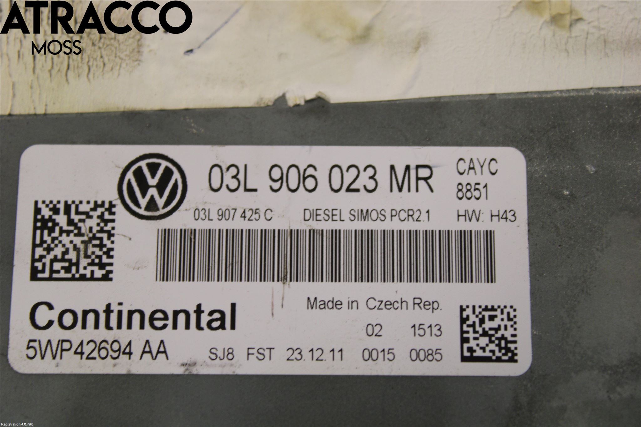 Volkswagen VW GOLF VI 09-13 Styreenhet Innsprøytning