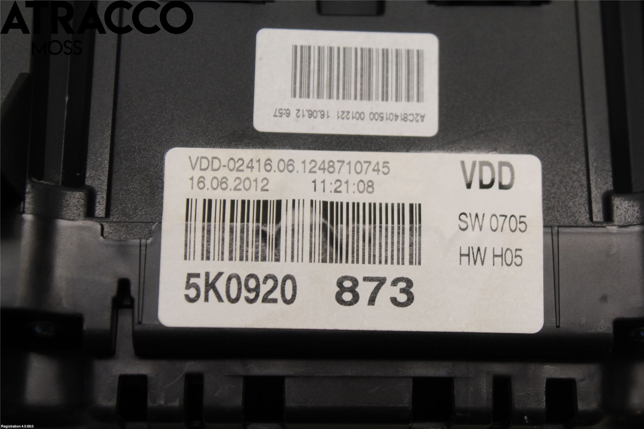 Volkswagen VW GOLF VI 09-13 Instr Kombinert