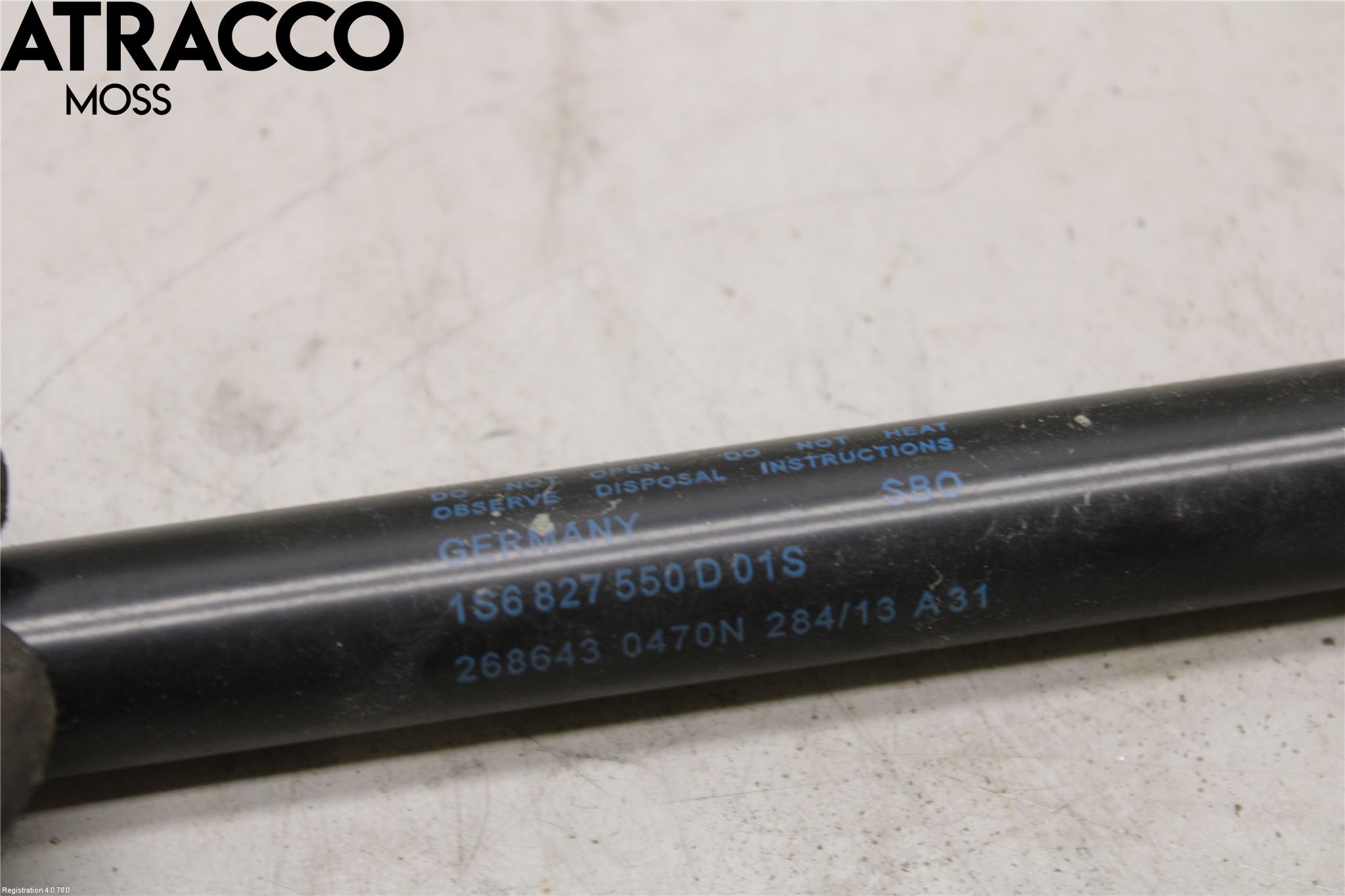 Volkswagen VW UP! / E-UP! Bakluke Demper-Gassfjær