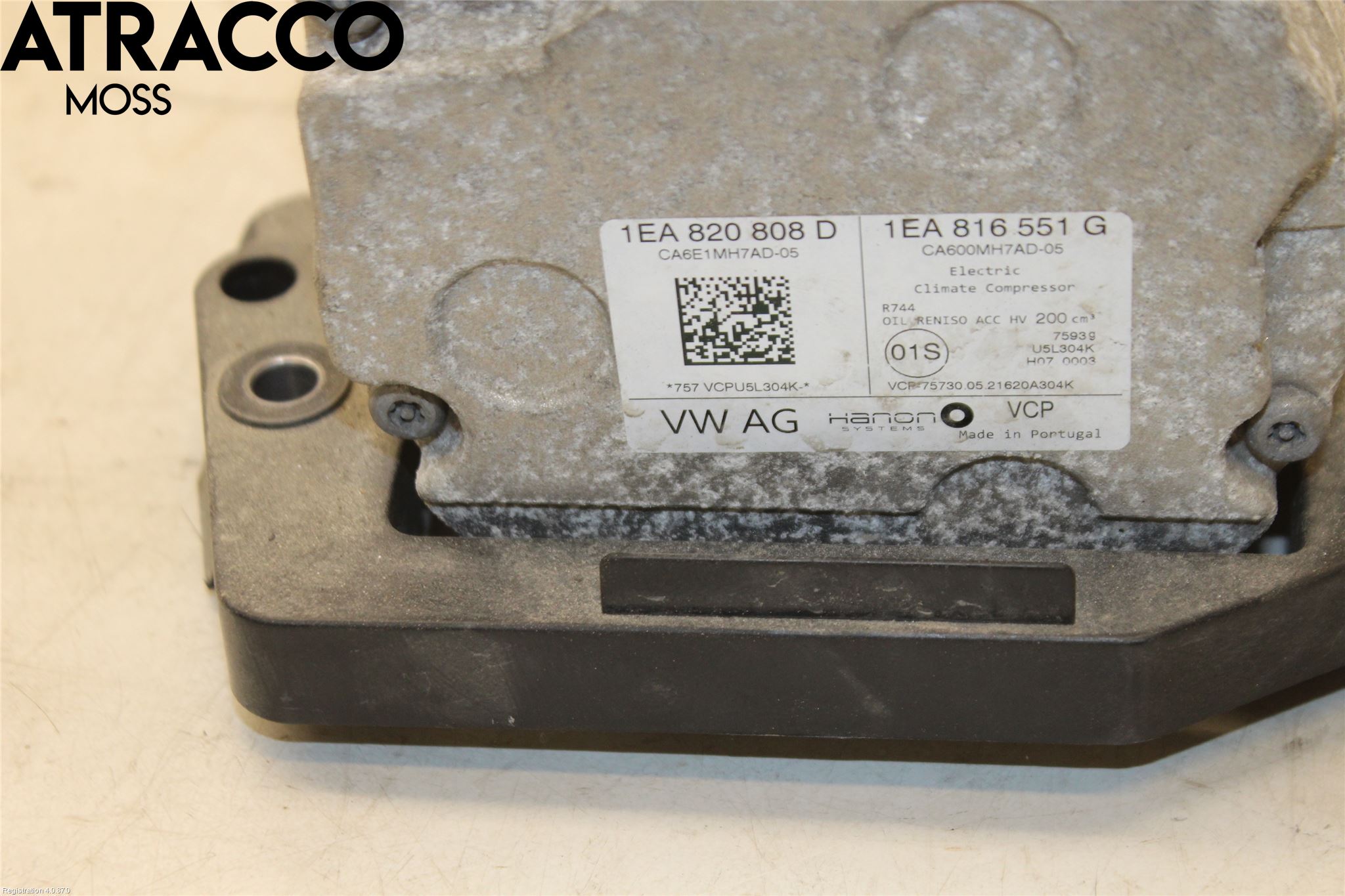 Audi Q4 E-TRON FZ 22- Varme Ac Kompressor