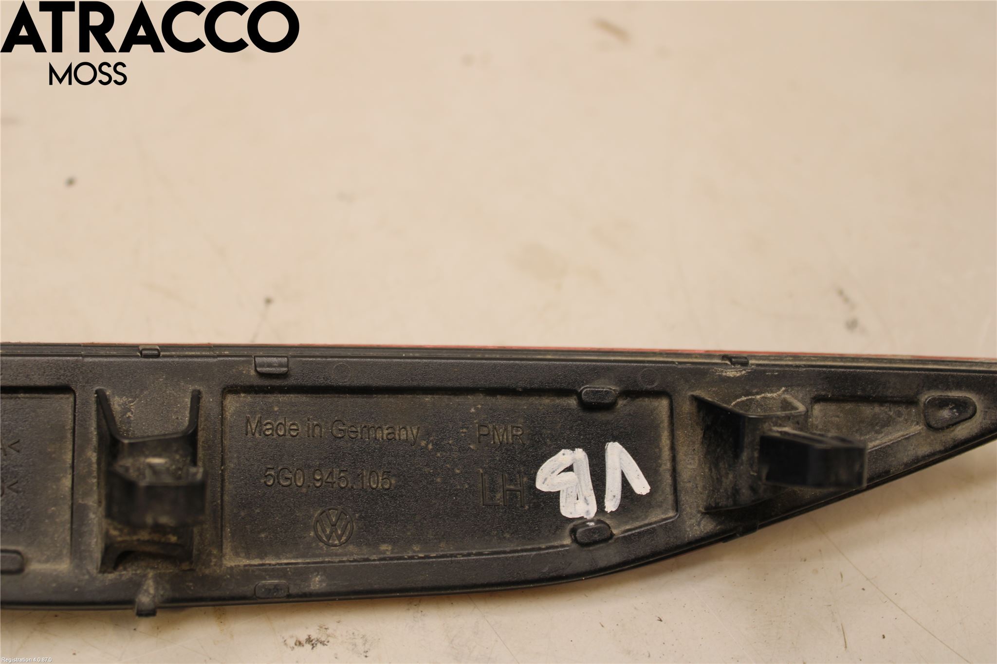 Volkswagen VW GOLF / E-GOLF VII 13-20 Refleks Bak