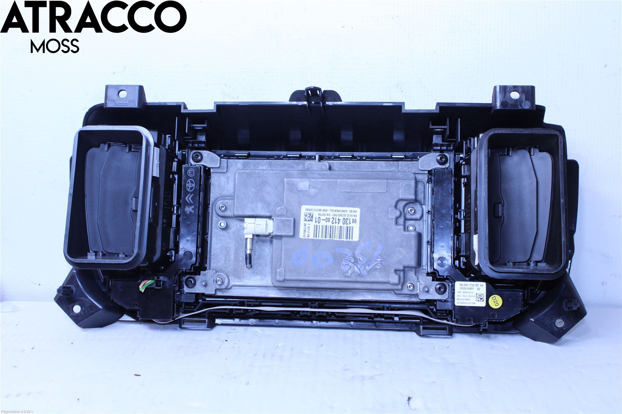 Toyota PROACE II 16- Multifunktionsdisplay