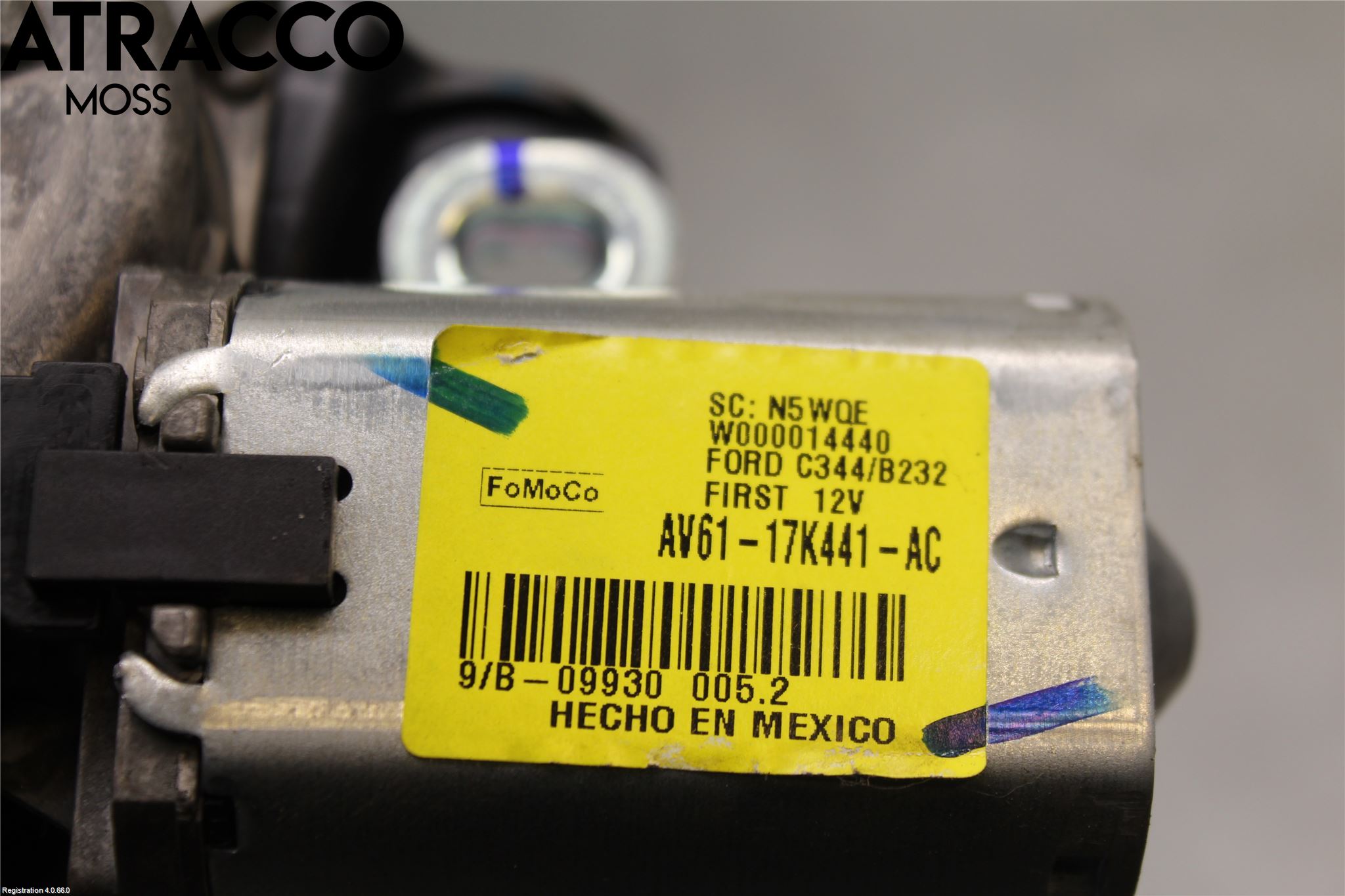 Ford C-MAX II  11-14 Viskermotor Bakluke