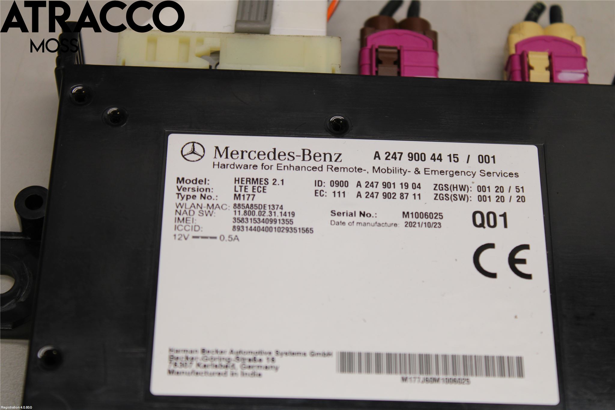 Mercedes-Benz MB EQA (H243) 21- Styreenhet Øvrig