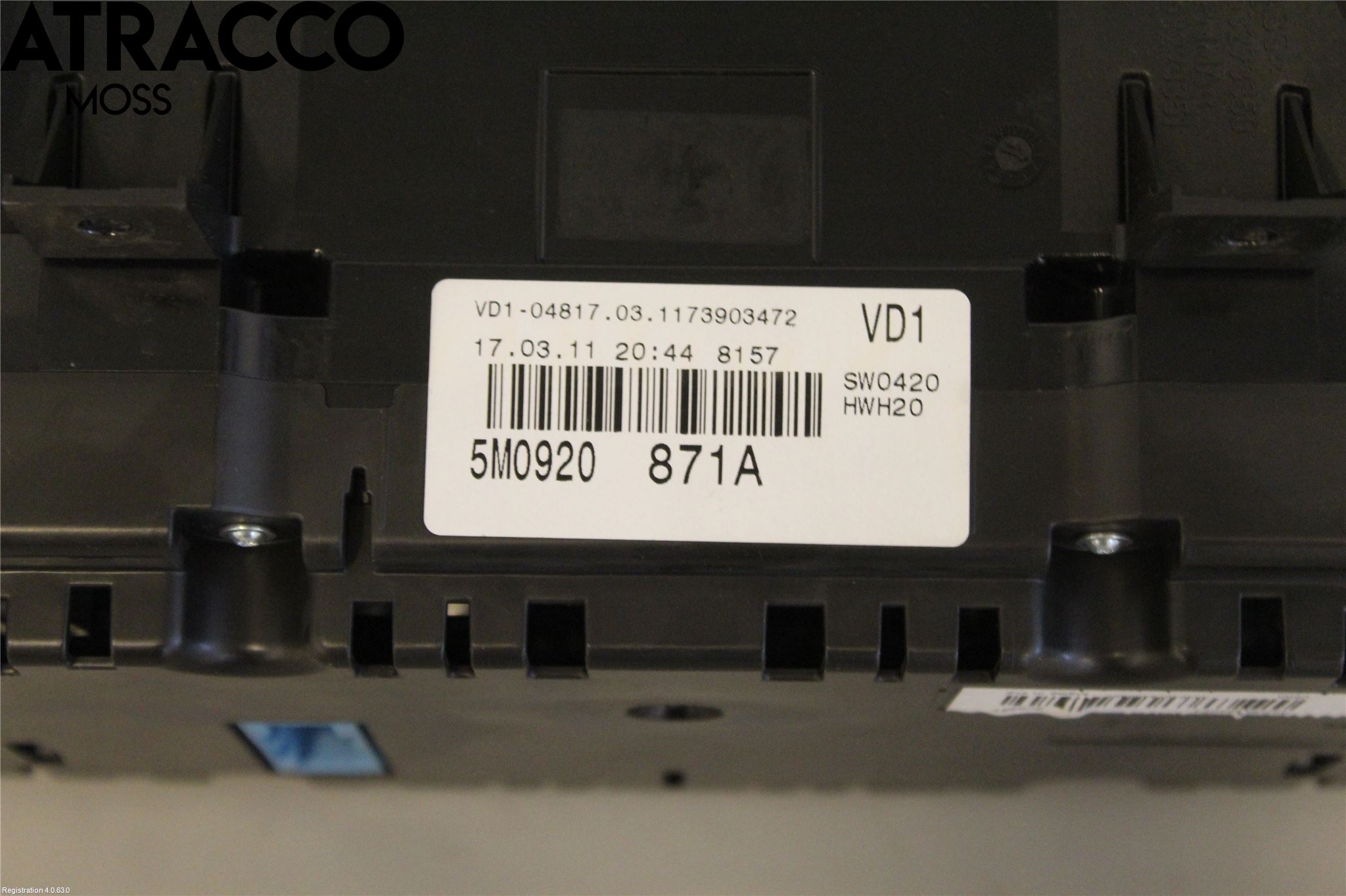 Volkswagen VW GOLF PLUS/CROSS GOLF 04-14 Instr Kombinert