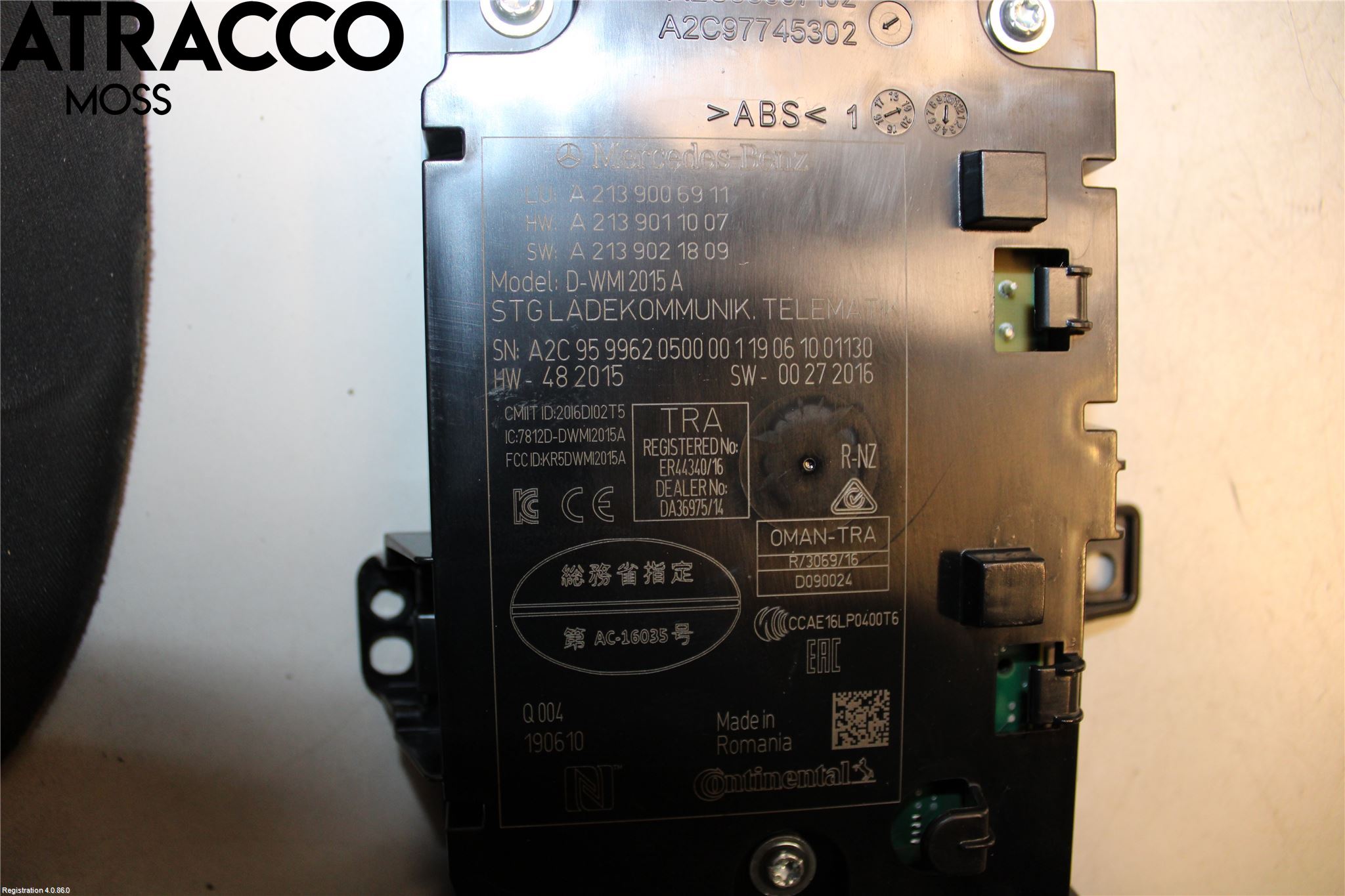 Mercedes-Benz MB E-KLASS (W213) 16-23 Styreenhet Tale