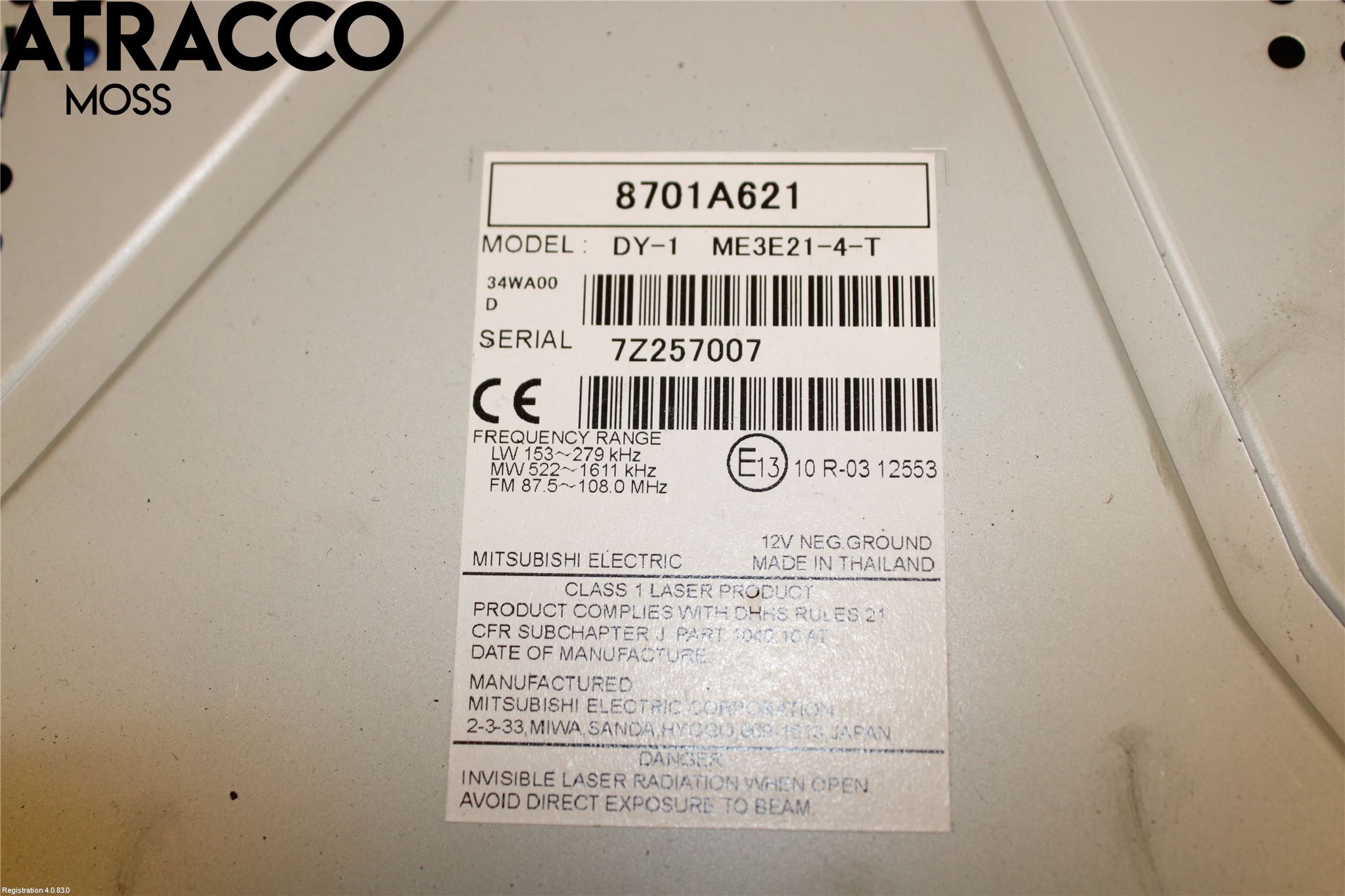 Mitsubishi SPACE STAR 13- Stereo Radio Med Cd