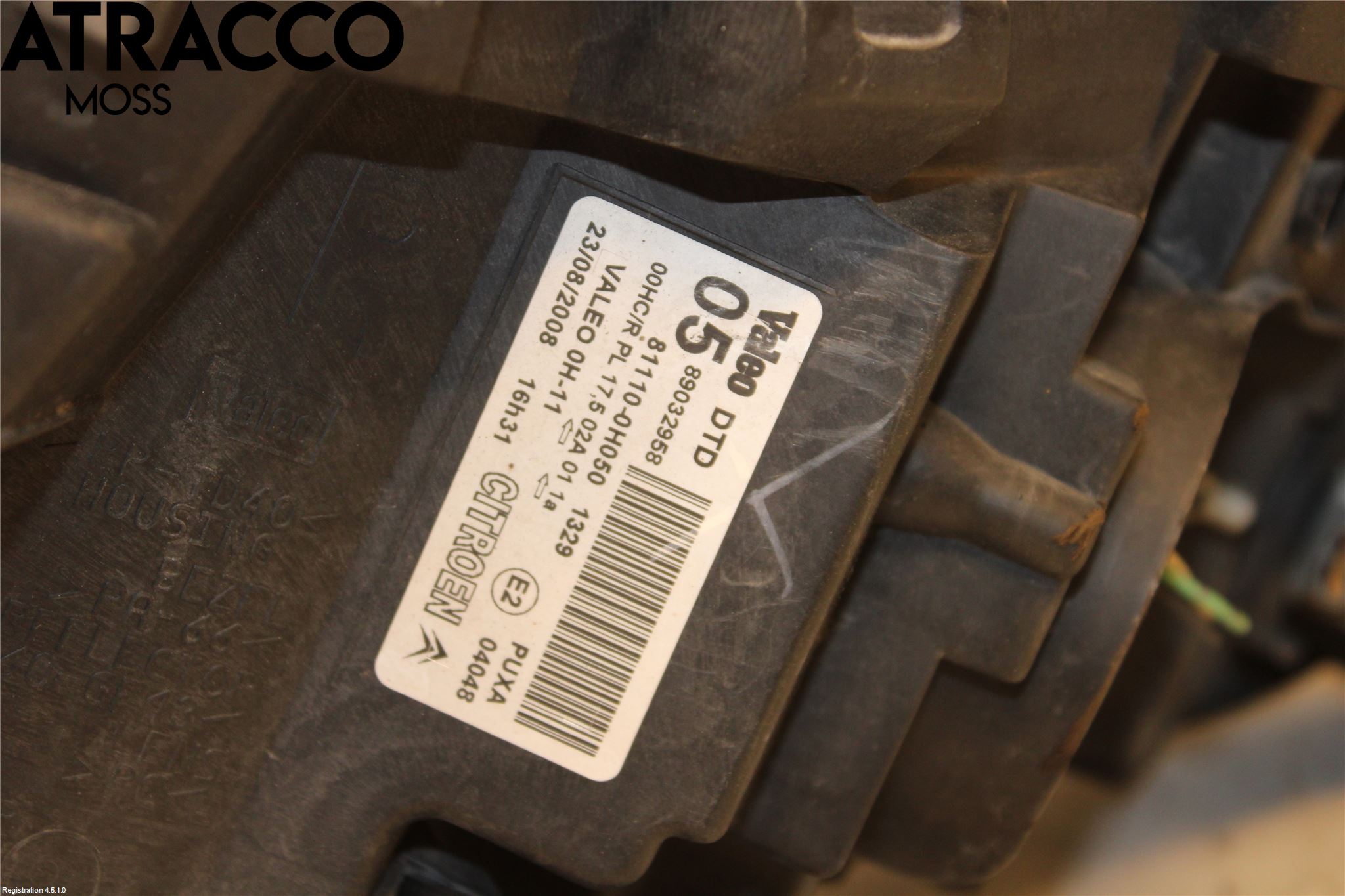 Citroen C1 06-13 Frontlykt Høyre