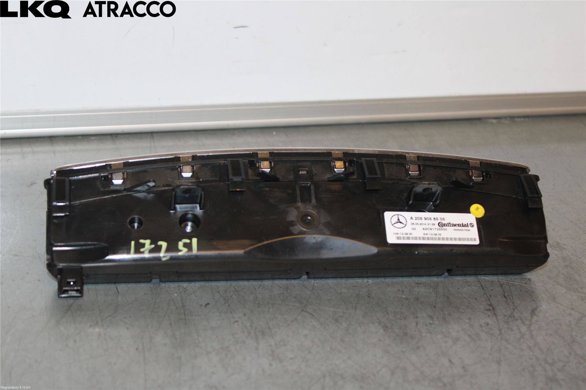 Mercedes-Benz MB C-KLASS (W205) 14-21 Varme Ac Betjening-Display