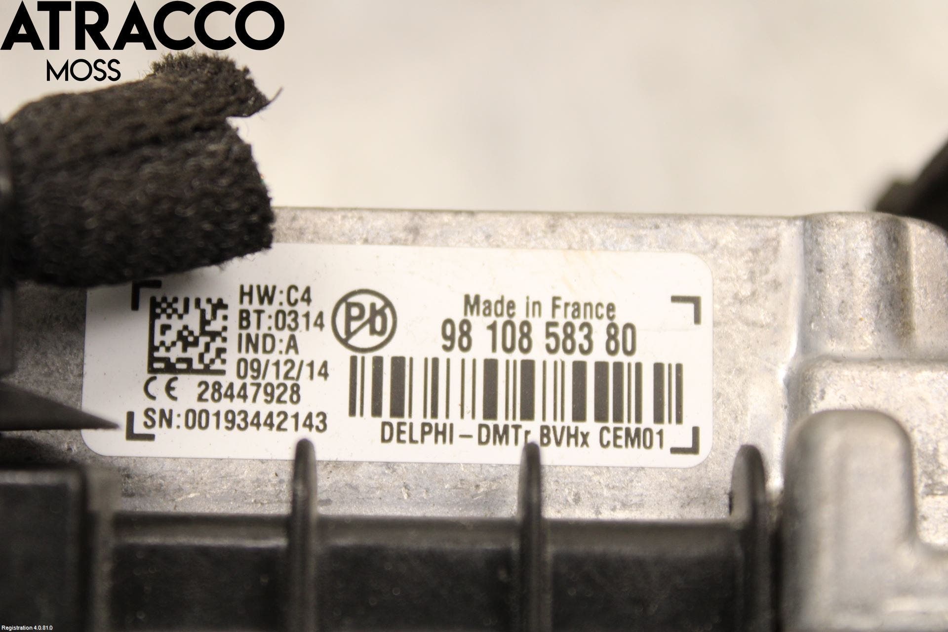 Peugeot 308 14-21 Styreenhet Øvrig