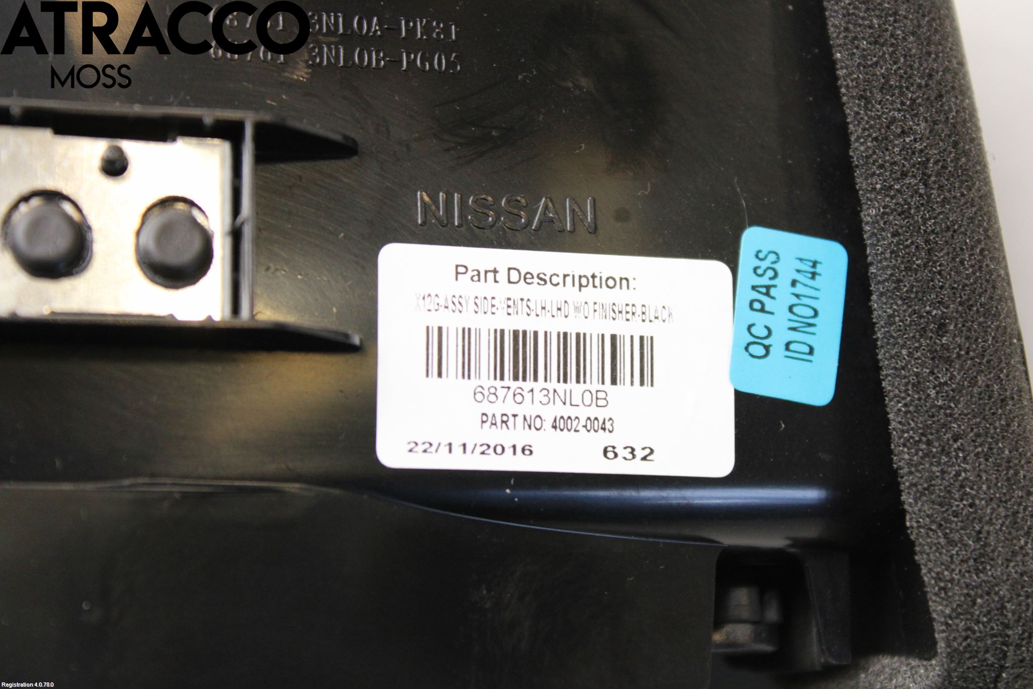 Nissan LEAF 11-17 Bryter Cruisekontroll