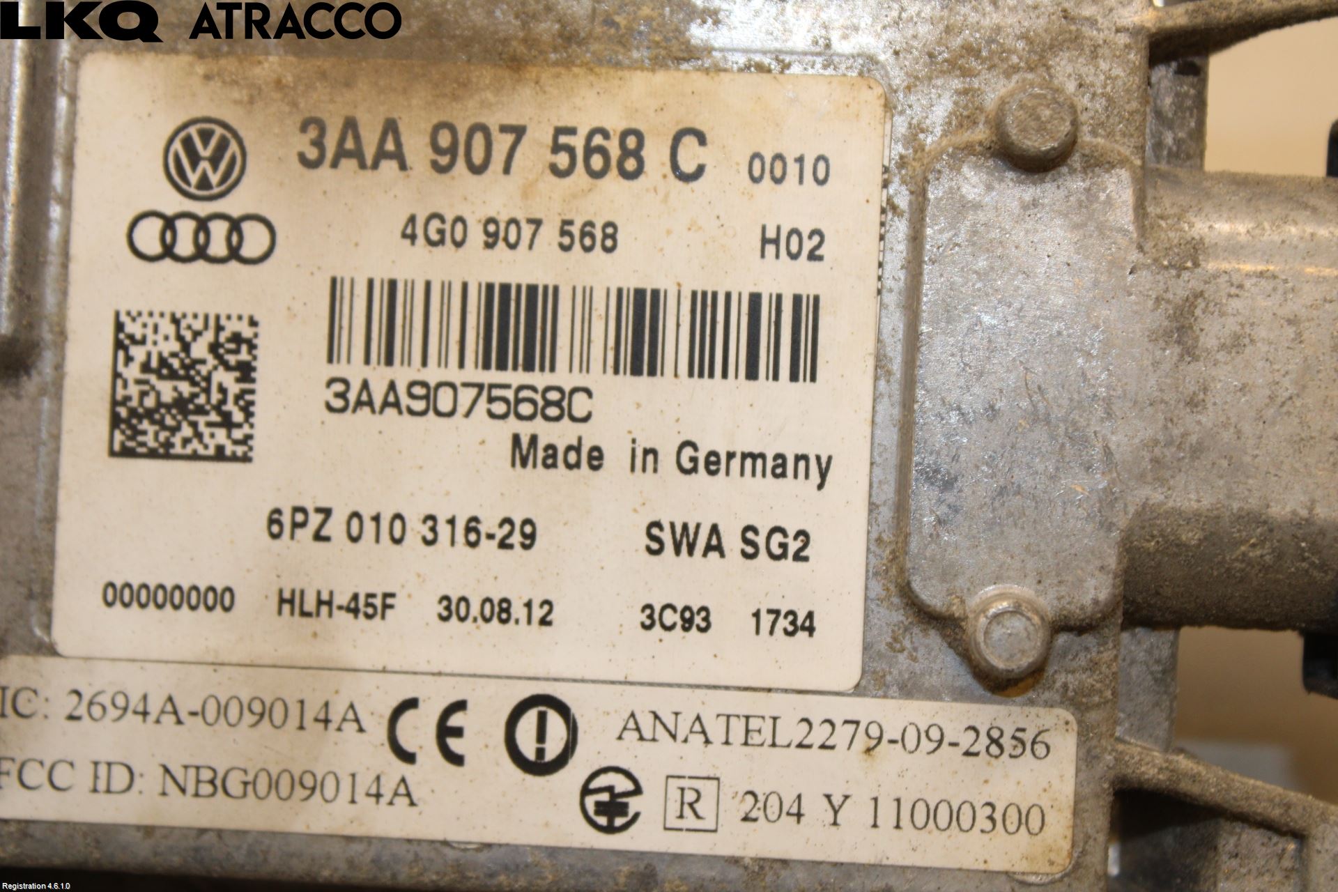 Volkswagen VW PASSAT 11-14 Styreenhet Parkering