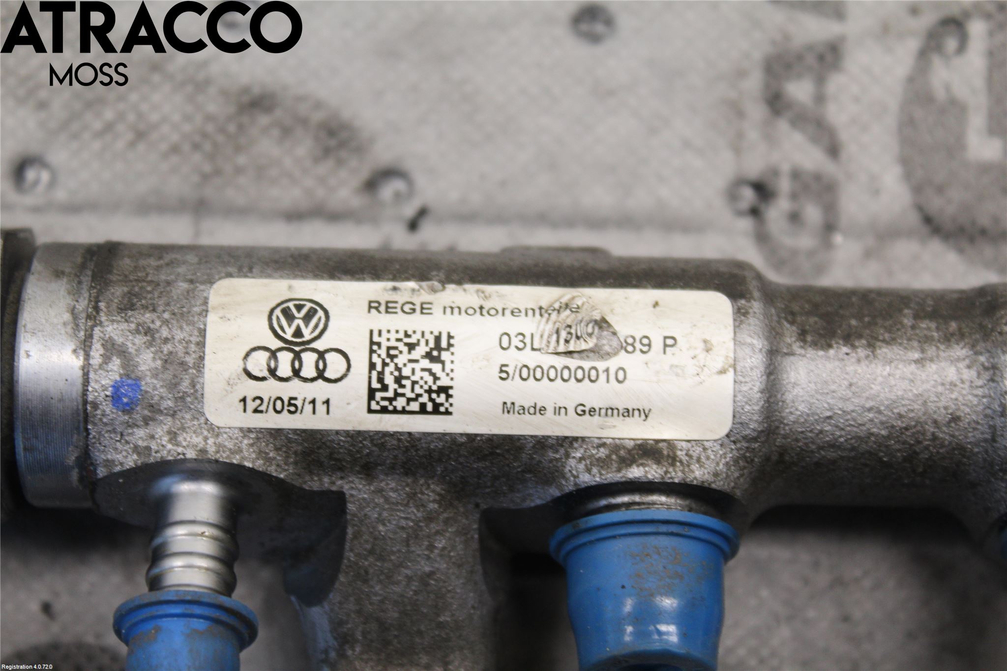 Volkswagen VW GOLF VI 09-13 Inj. Fuelrail