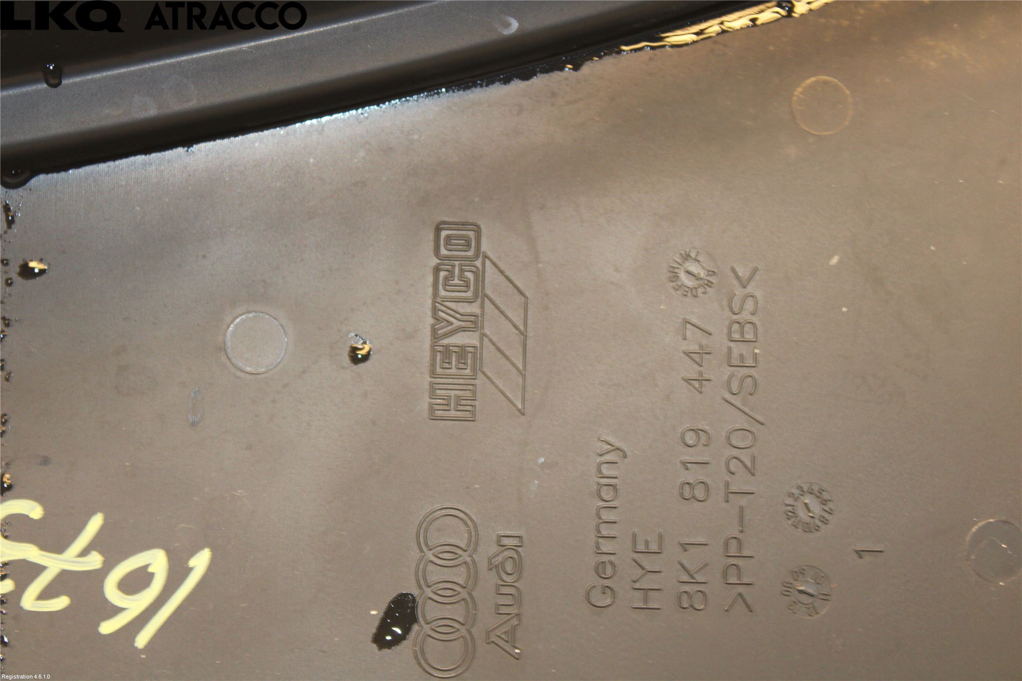 Audi A5 07-16 Visker Deksel-Grill-Under Frr