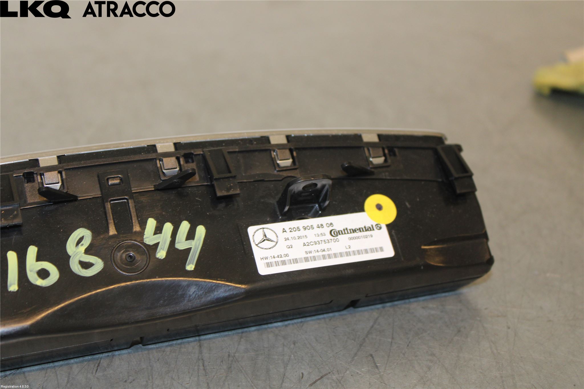 Mercedes-Benz MB C-KLASS (W205) 14-21 Varme Ac Betjening-Display