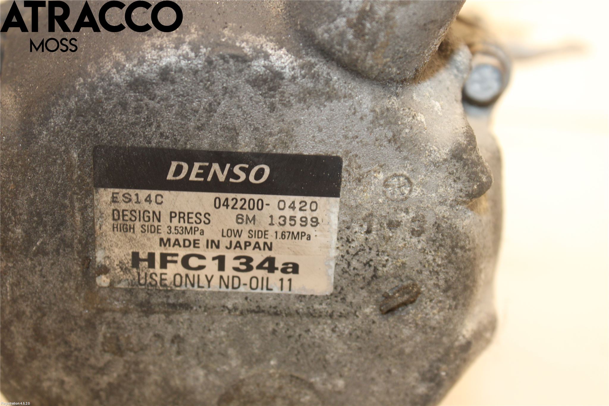 Toyota AURIS 10-12 Varme Ac Kompressor