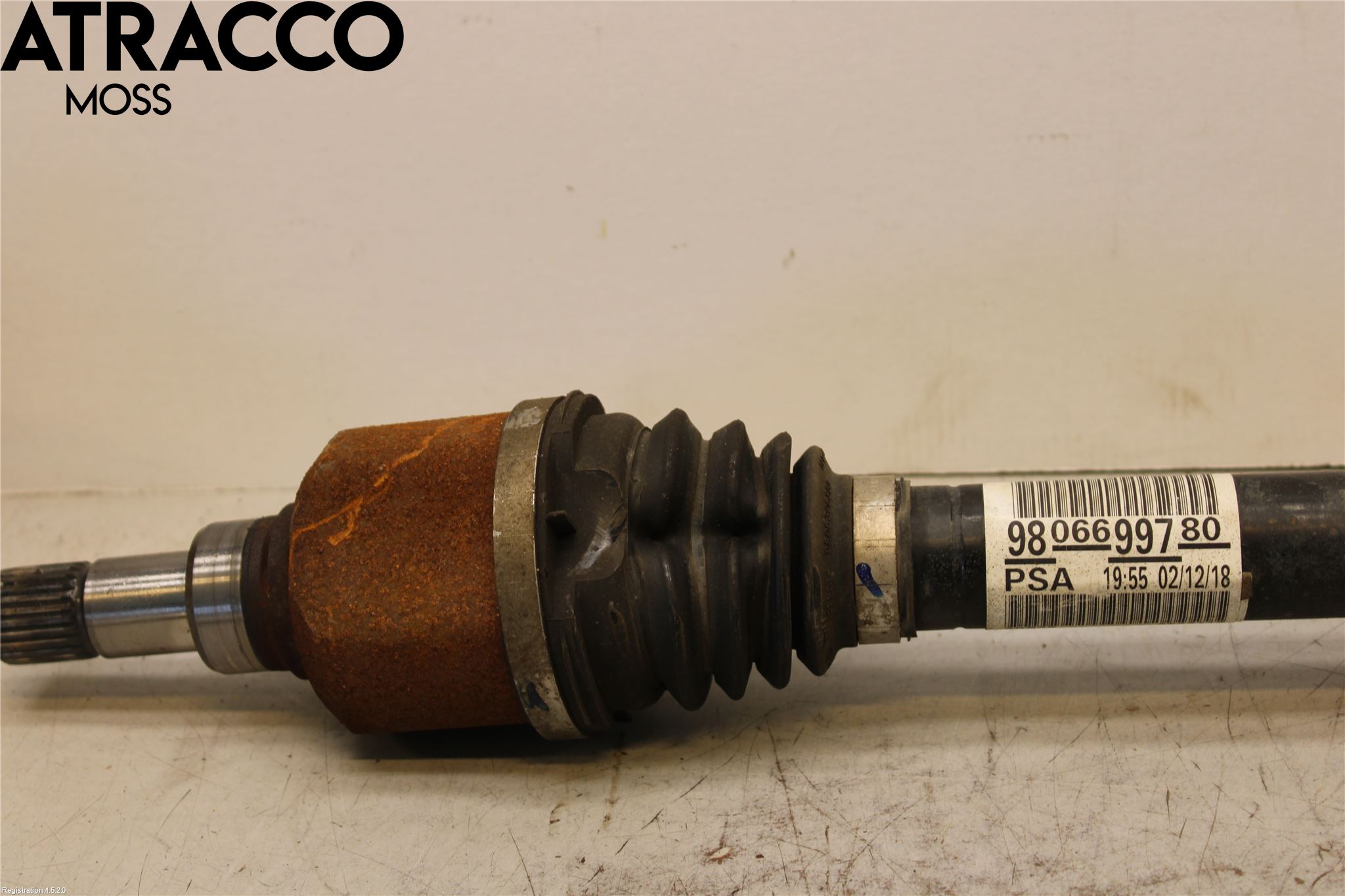 Peugeot PARTNER/E-PARTNER 19- Drivaksel Foran Kompl Høyre