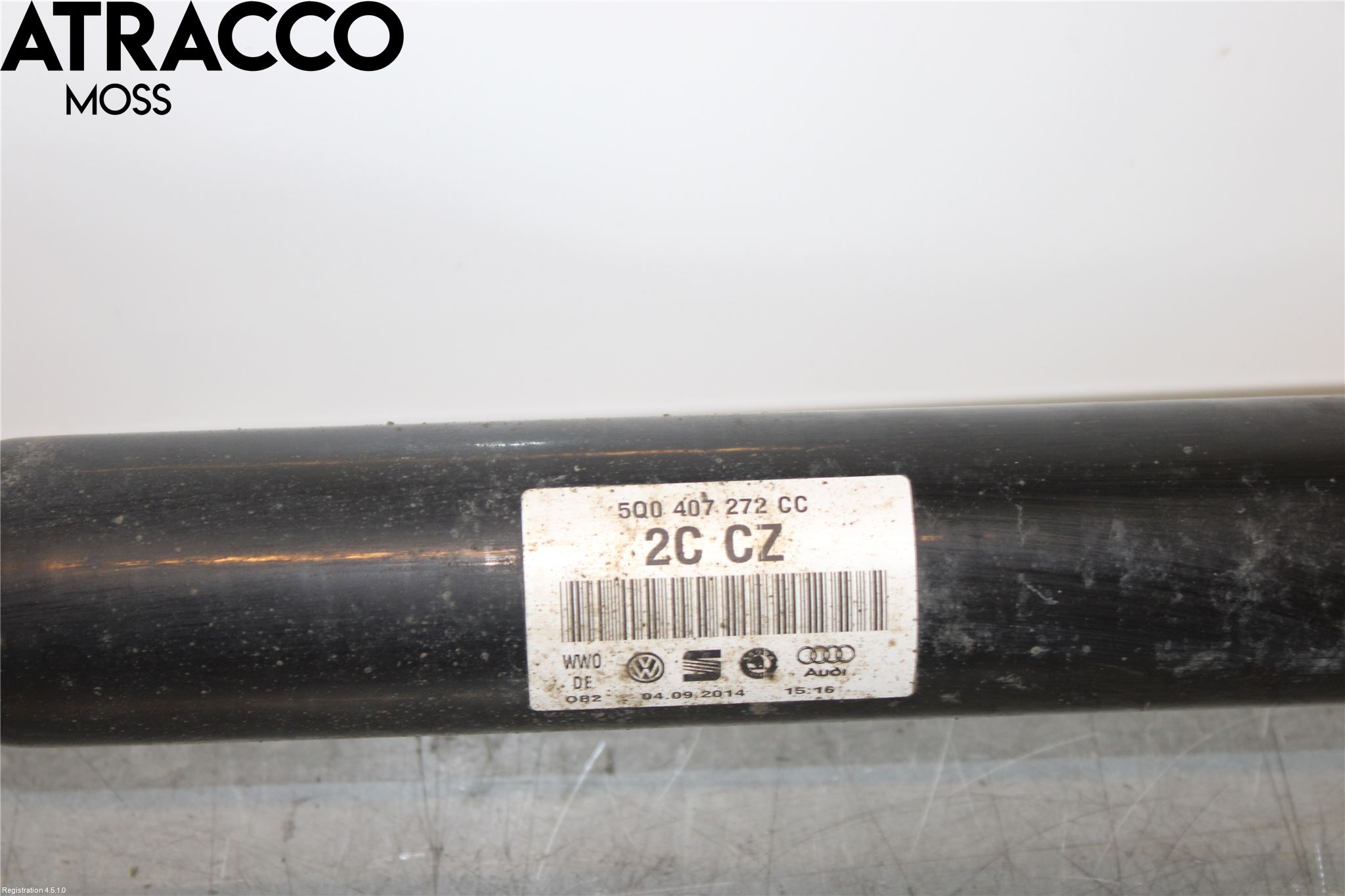 Volkswagen VW GOLF PLUS/CROSS GOLF 04-14 Drivaksel Foran Kompl Høyre