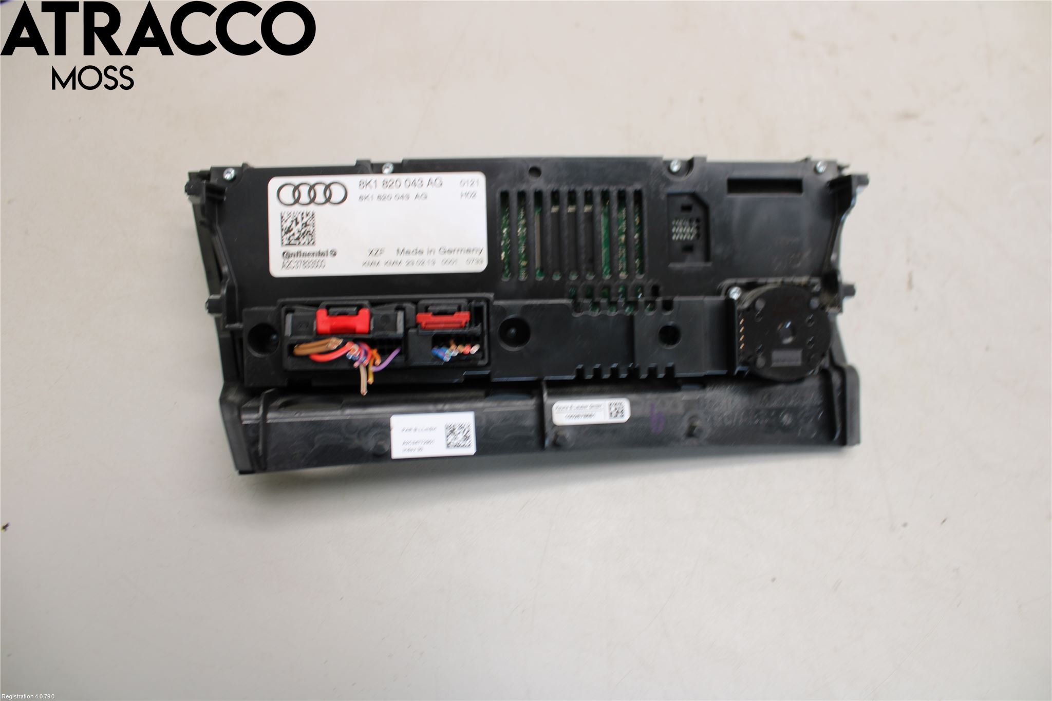 Audi A4 12-15 Varme Ac Betjening-Display