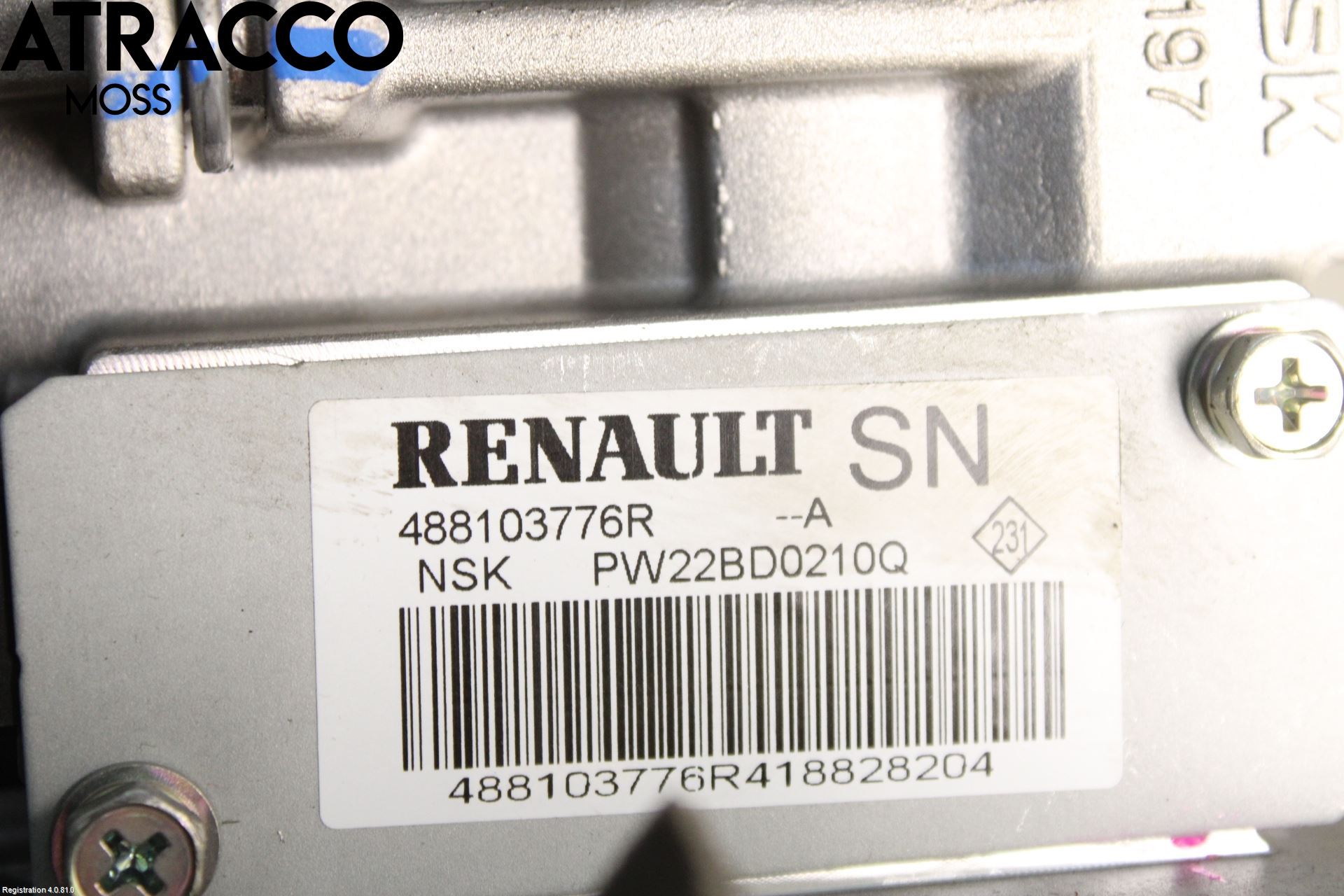 Renault ZOE/E-TECH 13- Rattakselaggregat Innebygd Servo