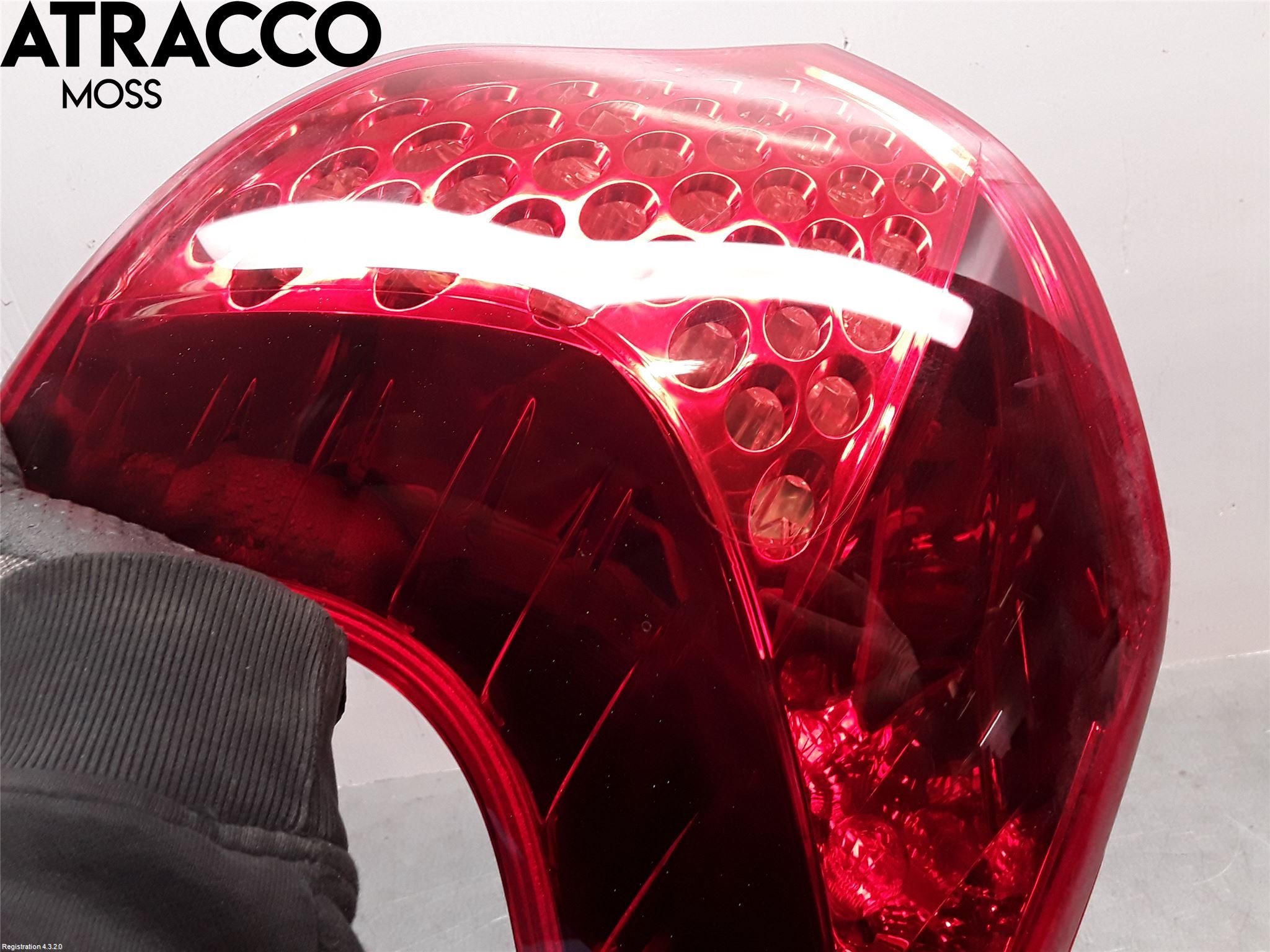 Peugeot 3008 09-16 Baklykt Høyre