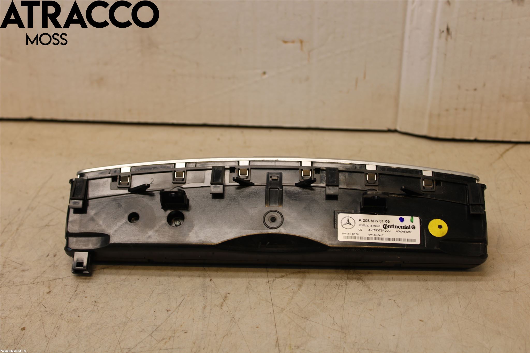 Mercedes-Benz MB C-KLASS (W205) 14-21 Varme Ac Betjening-Display