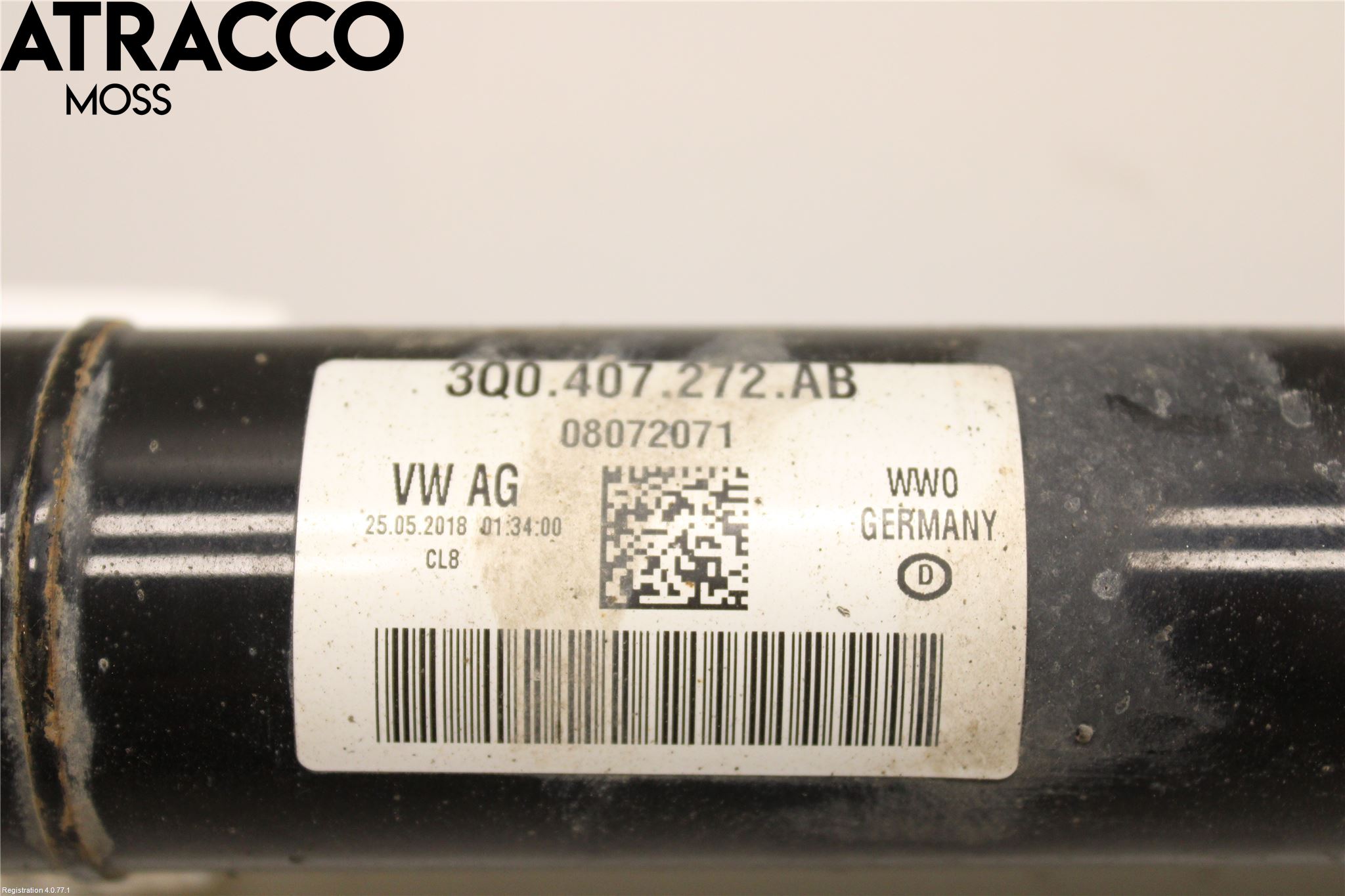 Volkswagen VW CADDY 16-20 Drivaksel Foran Kompl Høyre