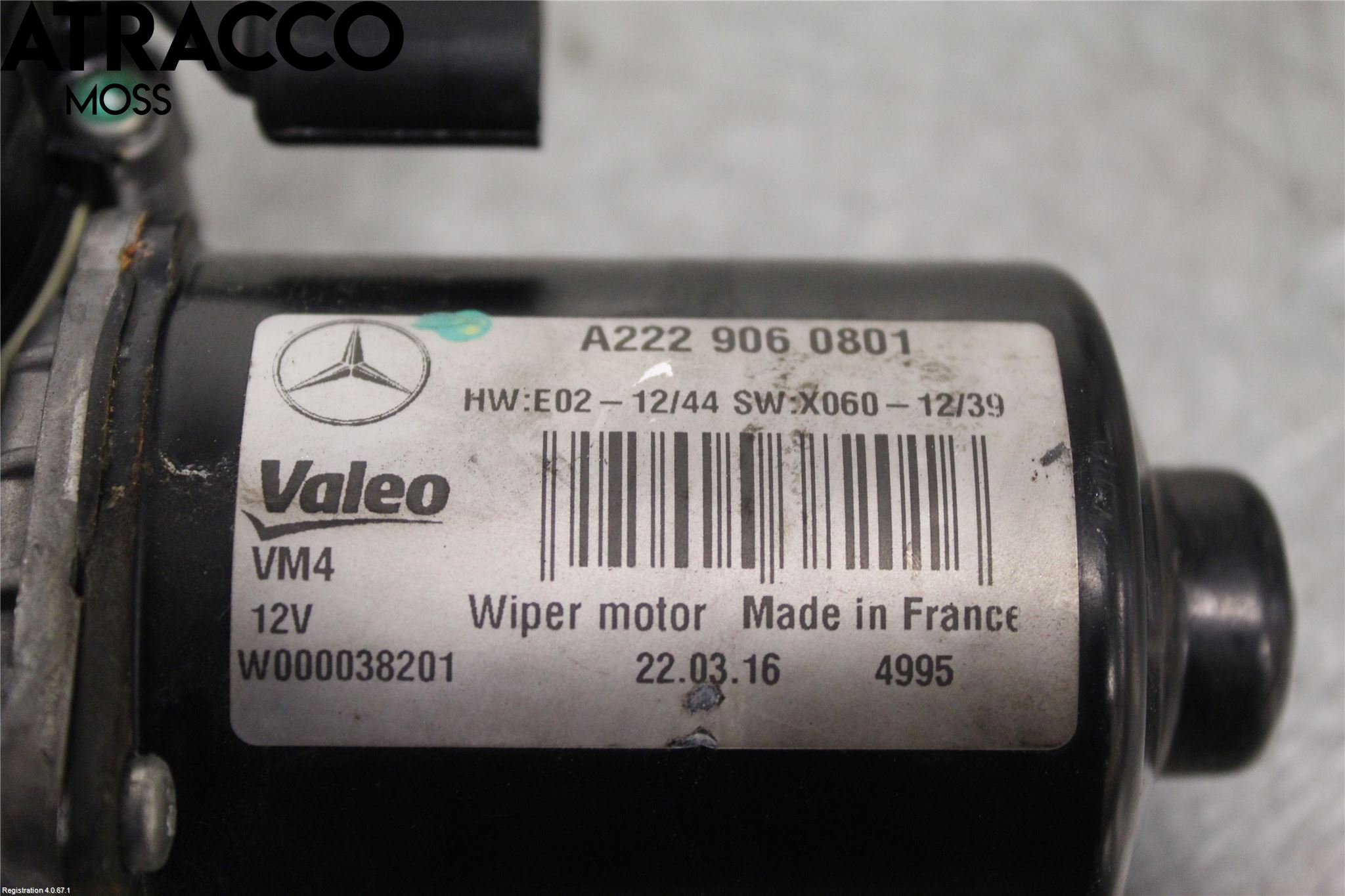 Mercedes-Benz MB S-KLASS (W222) 13-20 Viskermotor Frontrute