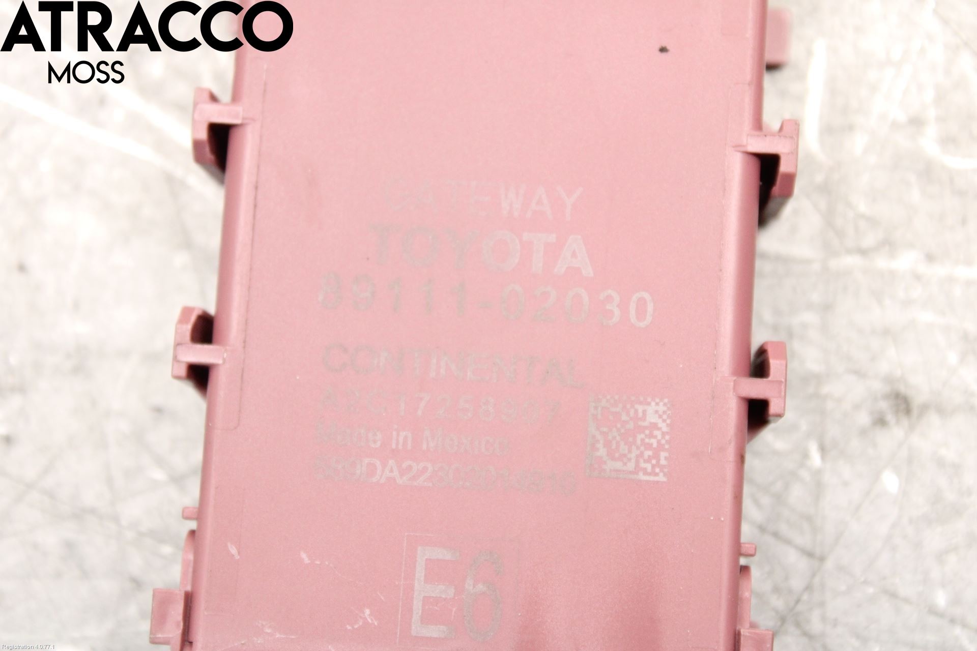 Toyota COROLLA 19- Styreenhet Øvrig