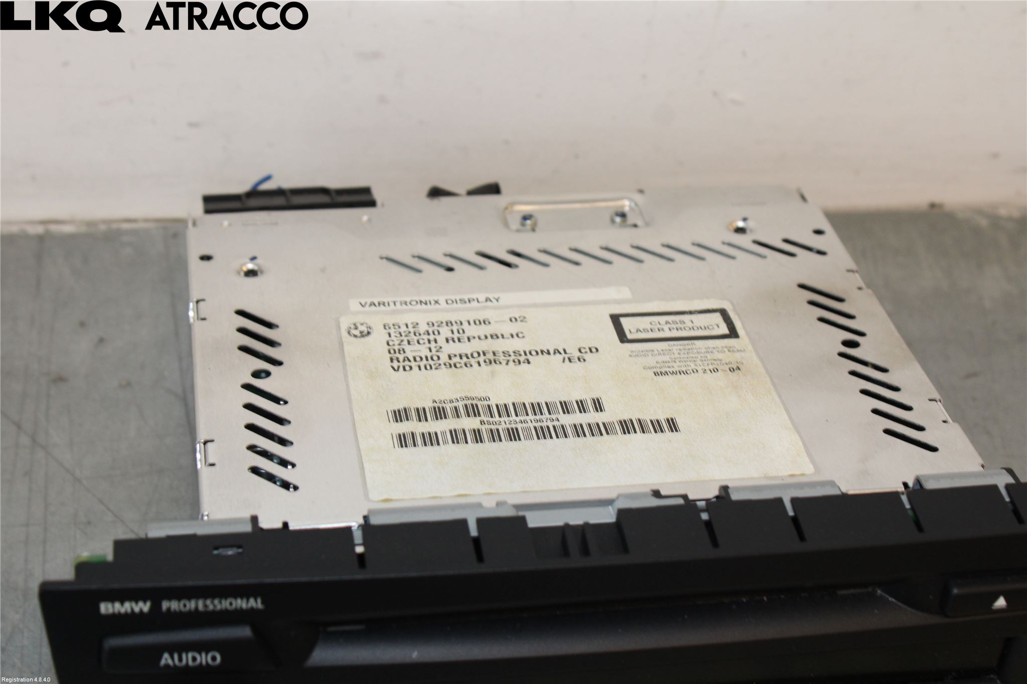 BMW X1 E84 10-15 Stereo Radio Med Cd