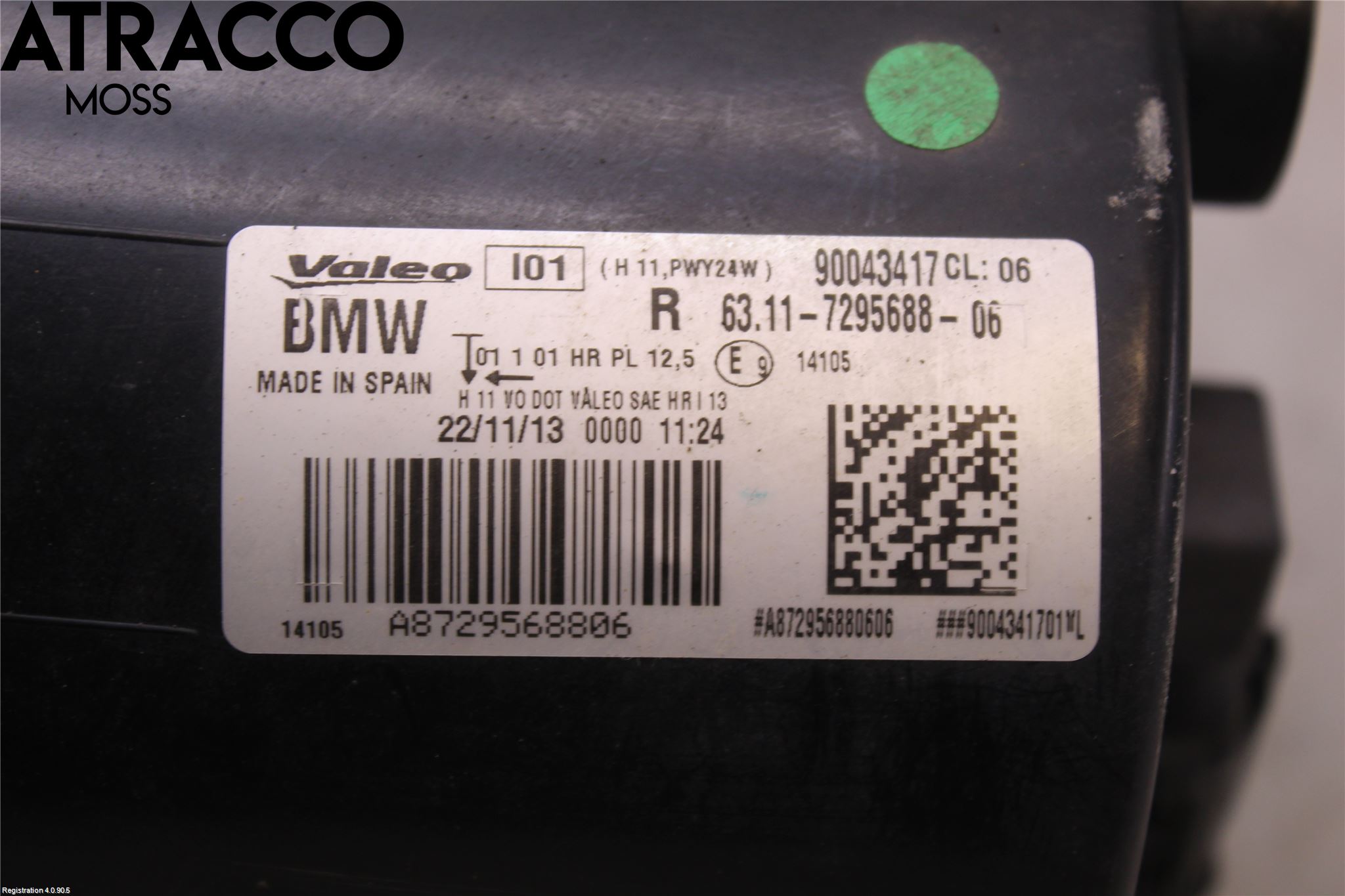 BMW i3 I01 13-22 Frontlykt-Kurve-Tåkelys