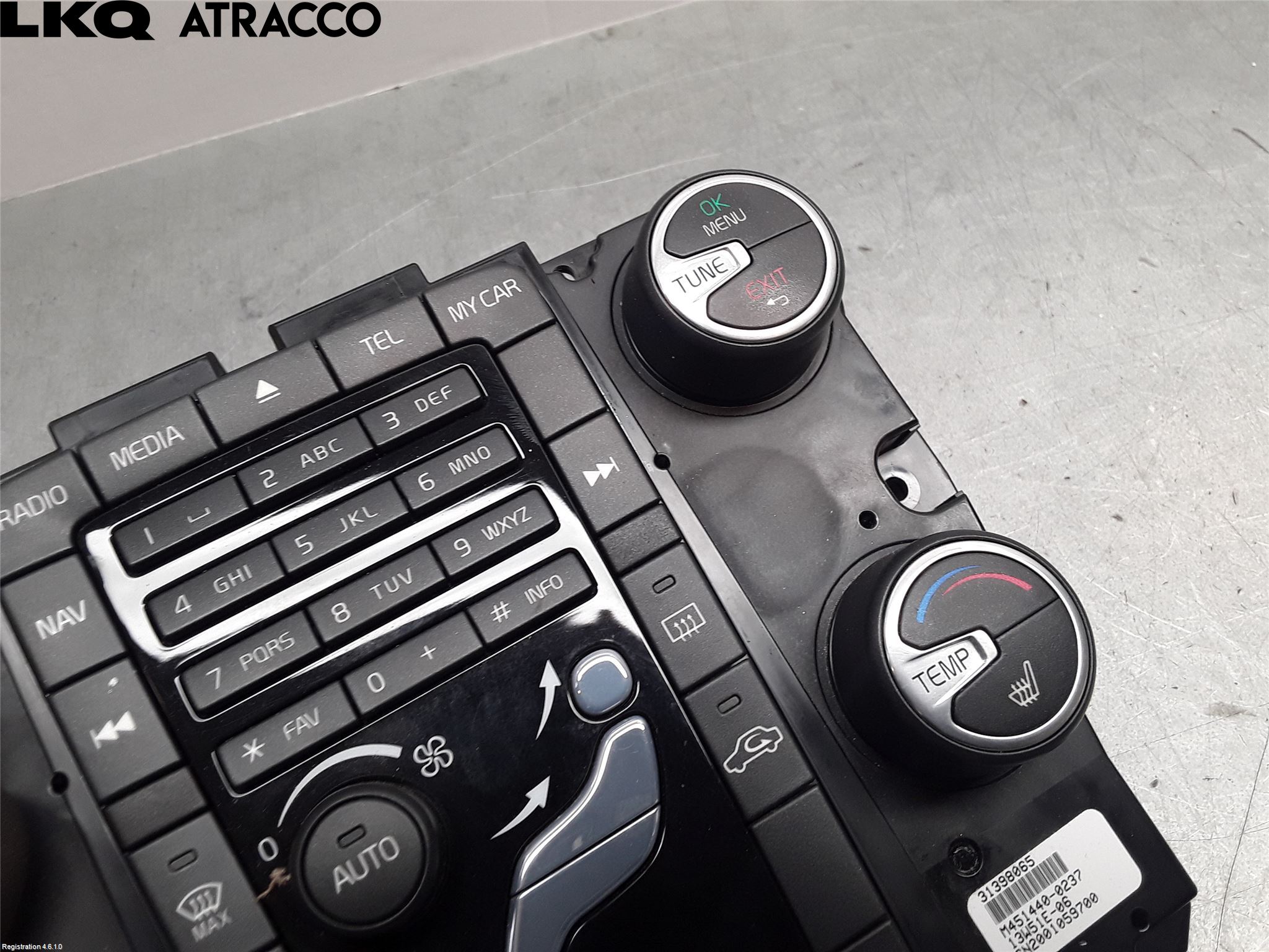 Volvo V70 14-16 Bryter Multifunksjon