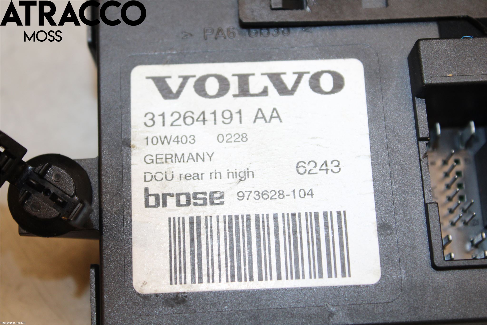 Volvo V50 08-12 Vindusheismotor