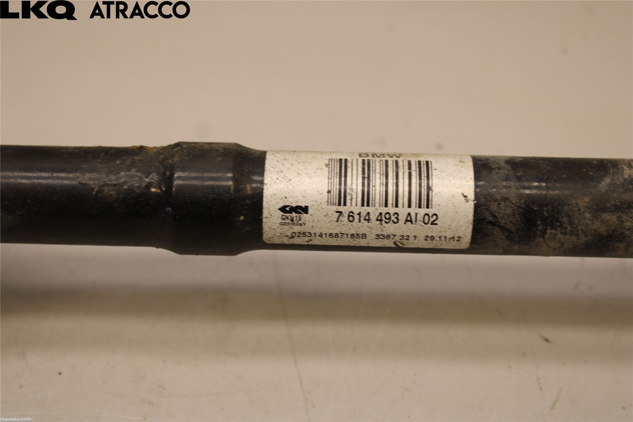 BMW X3 F25 10-17 Drivaksel Bak Kompl Venstre