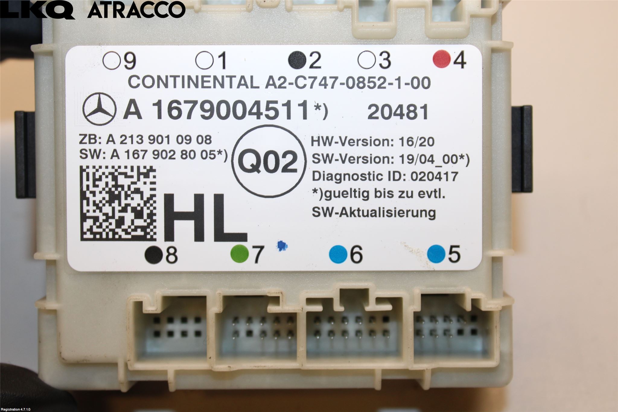 Mercedes-Benz MB EQC (N293) 20- Styreenhet Dør