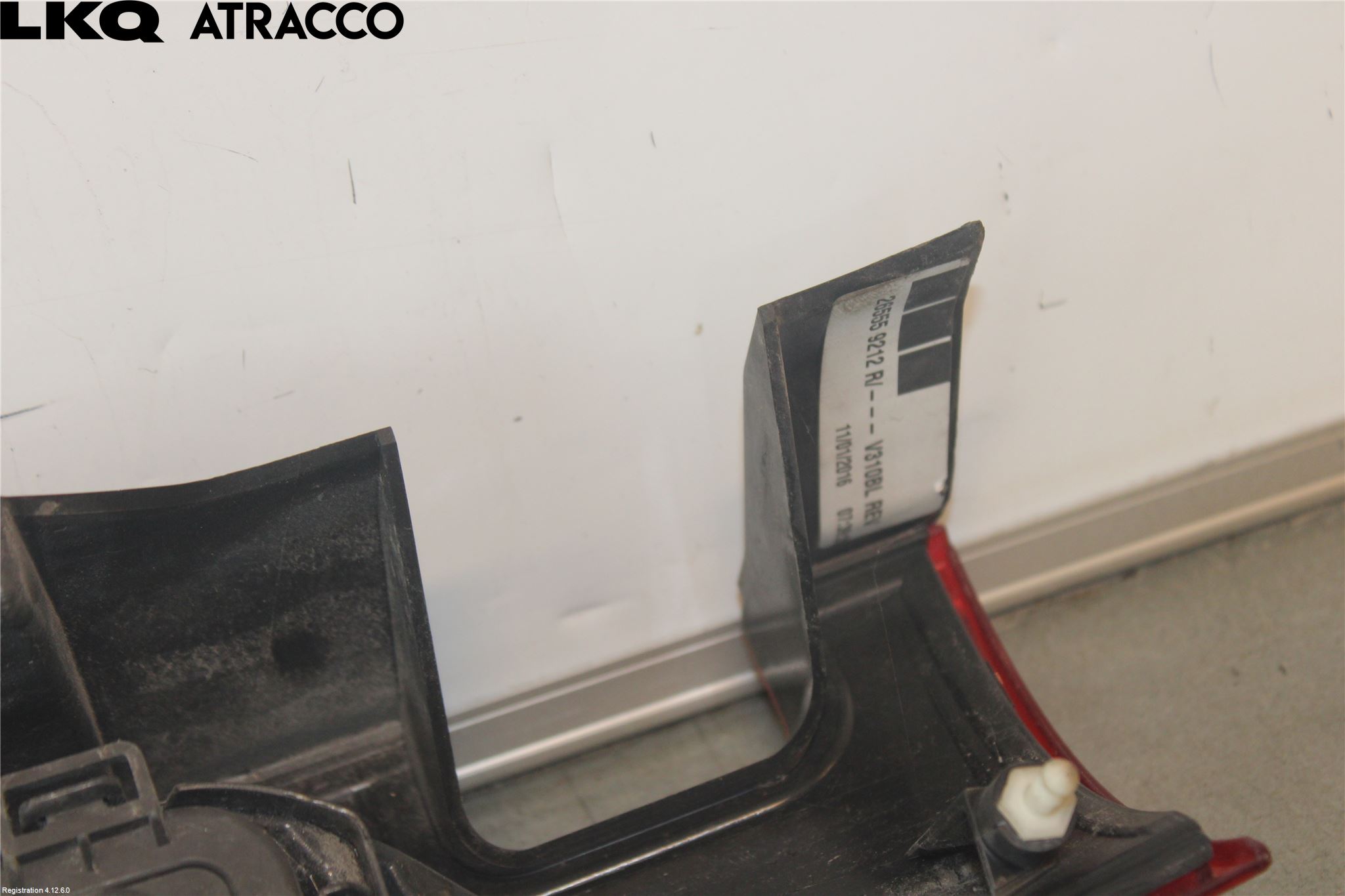 Renault KANGOO II 08-14 Baklykt Venstre  På Luke(Indre