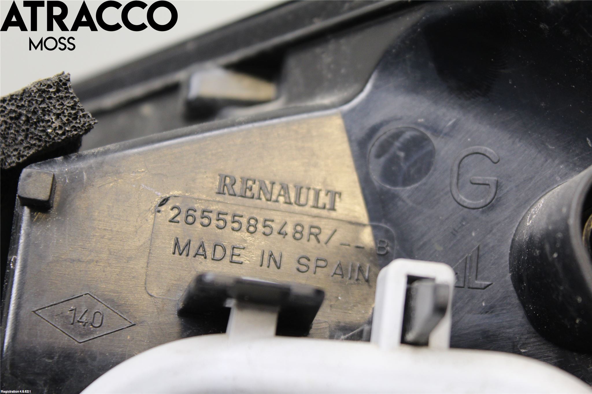 Renault CAPTUR 13-19 Baklykt Venstre