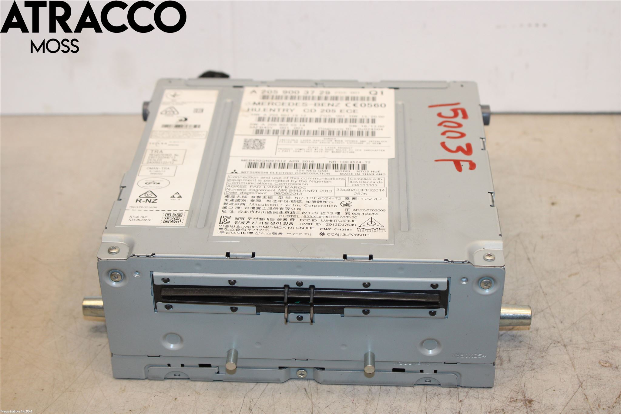 Mercedes-Benz MB C-KLASS (W205) 14-21 Stereo Radio Med Cd