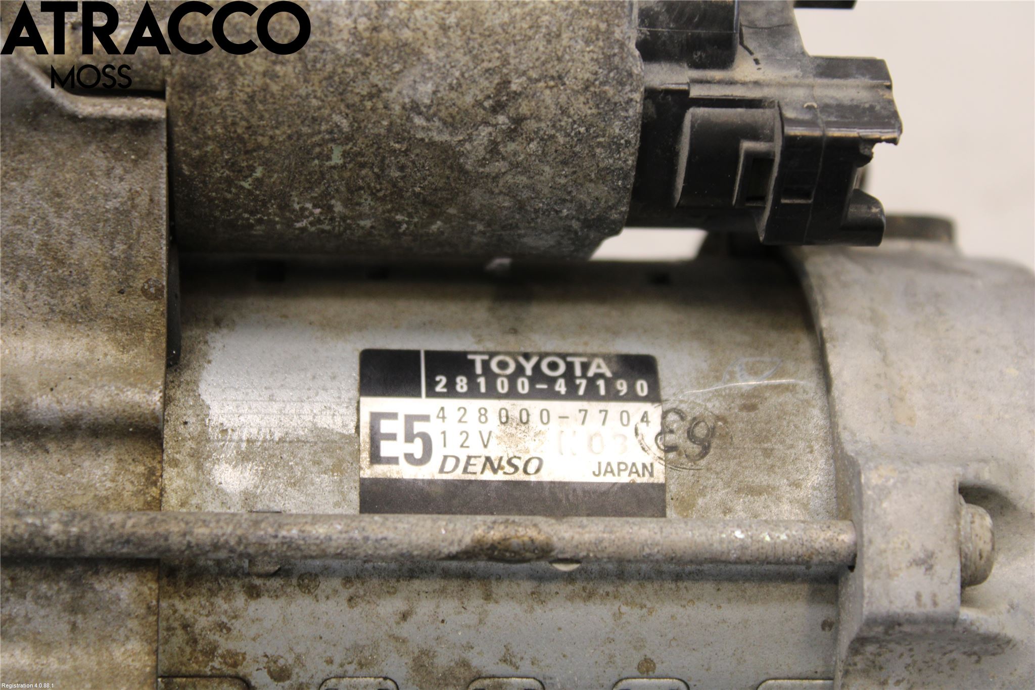 Toyota VERSO-S 11-16 Startmotor