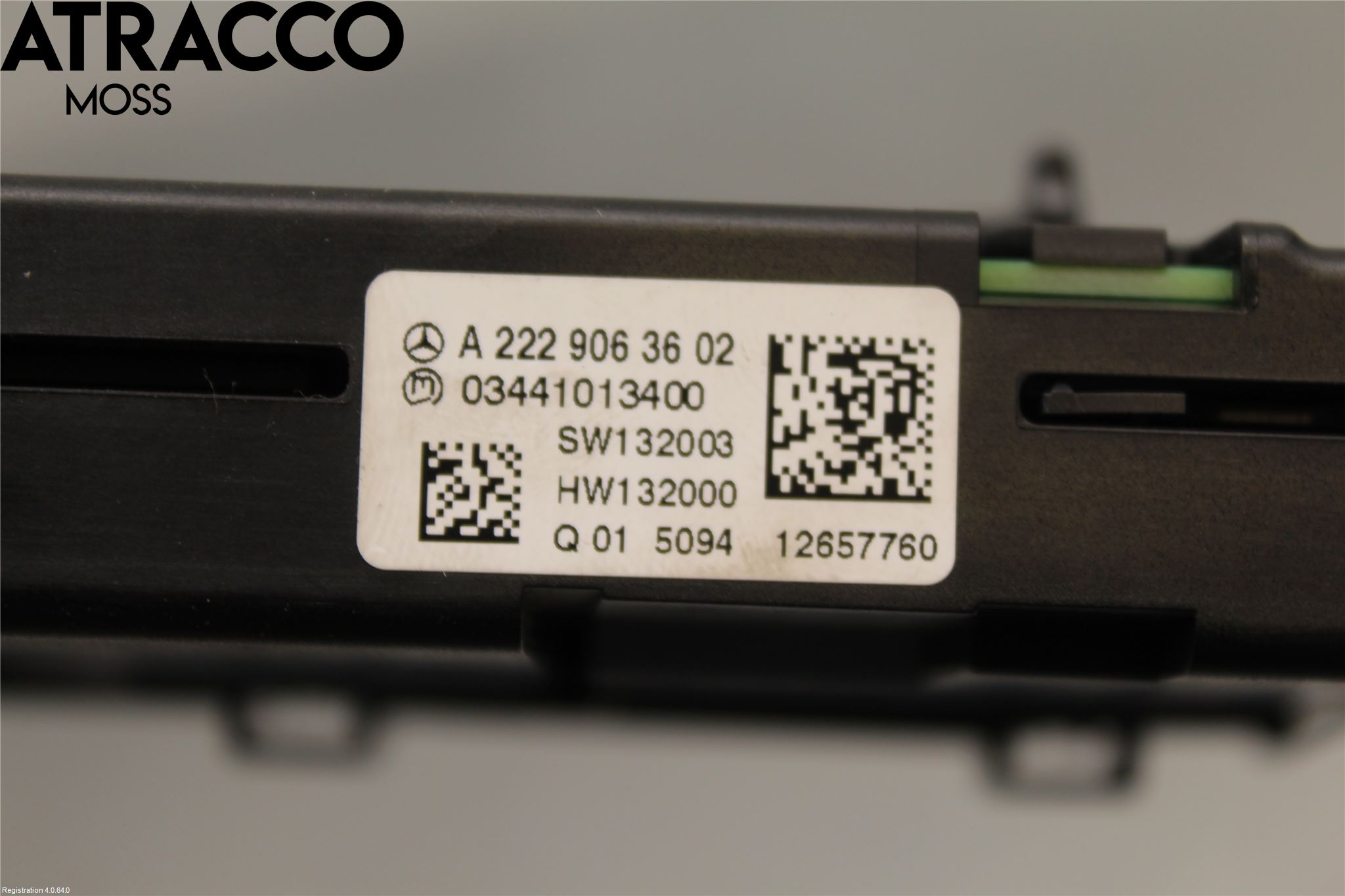 Mercedes-Benz MB S-KLASS (W222) 13-20 Varme Ac Betjening-Display