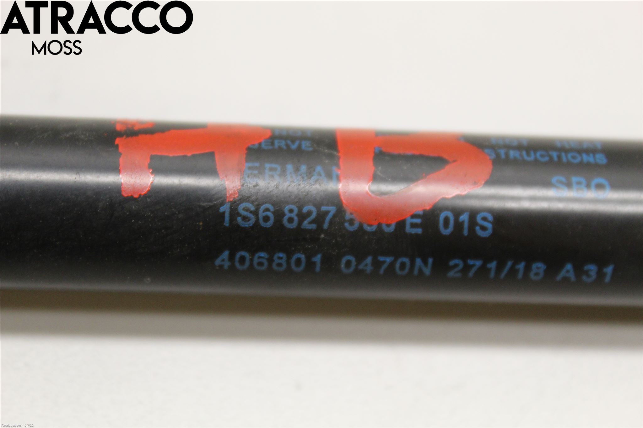 Volkswagen VW UP! / E-UP! Bakluke Demper-Gassfjær