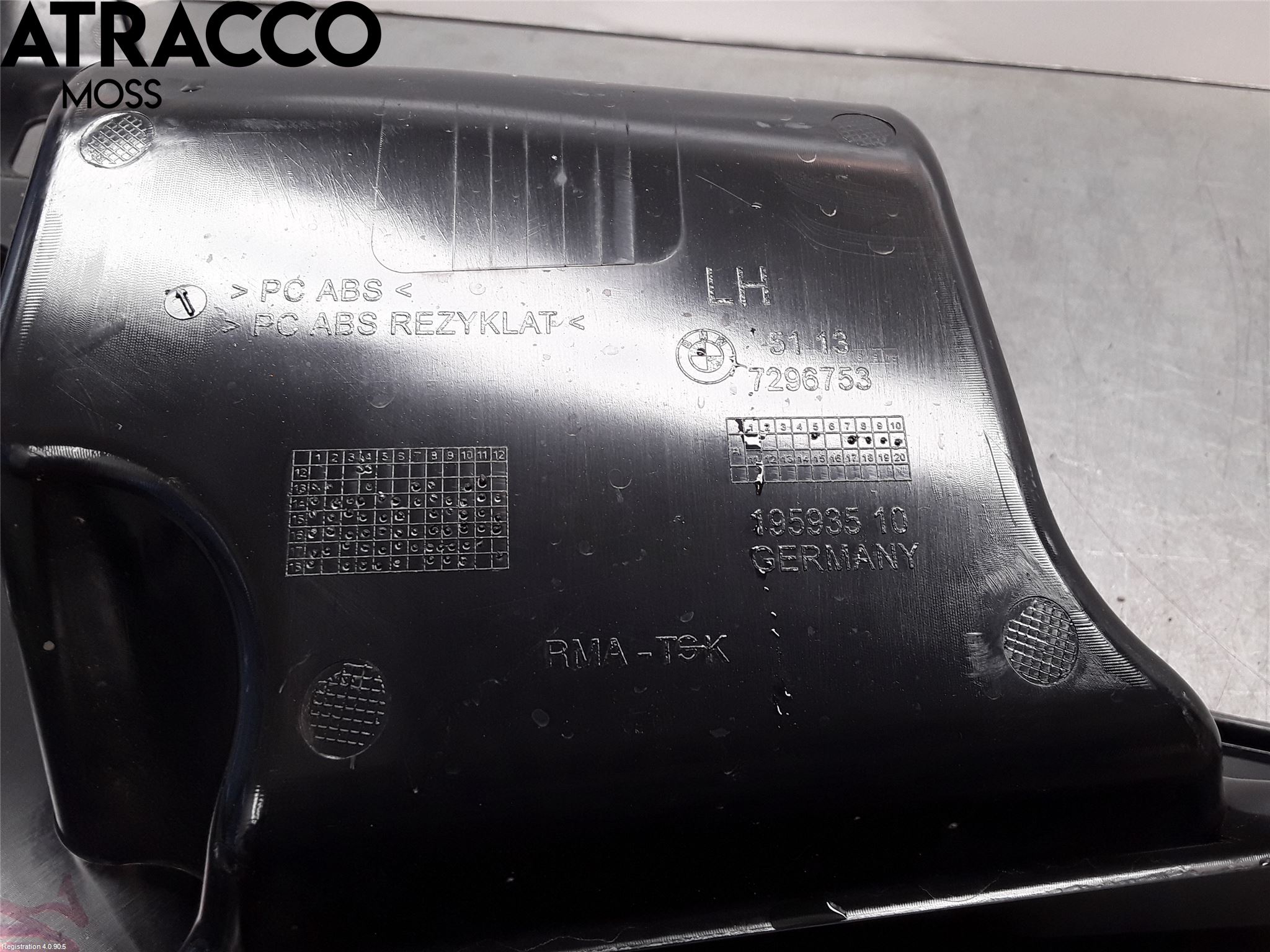 BMW i3 I01 13-22 Skjerm Bak V